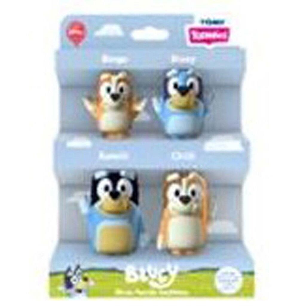 Bluey Squirter 4-Pack Babylegetøj 203-73868