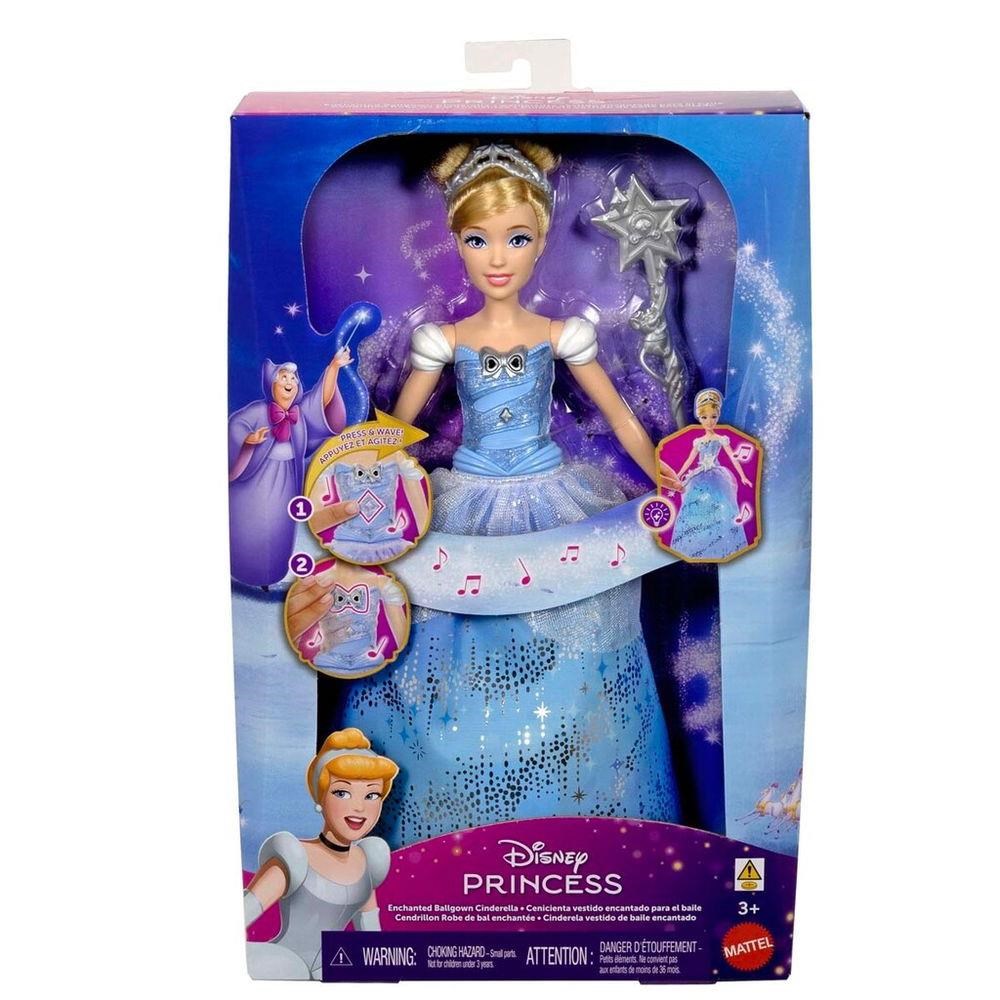 Disney Prinsesse Askepot i Fortryllet Balkjole med lys og lyd Dukker Og Dukketilbehoer JBF94