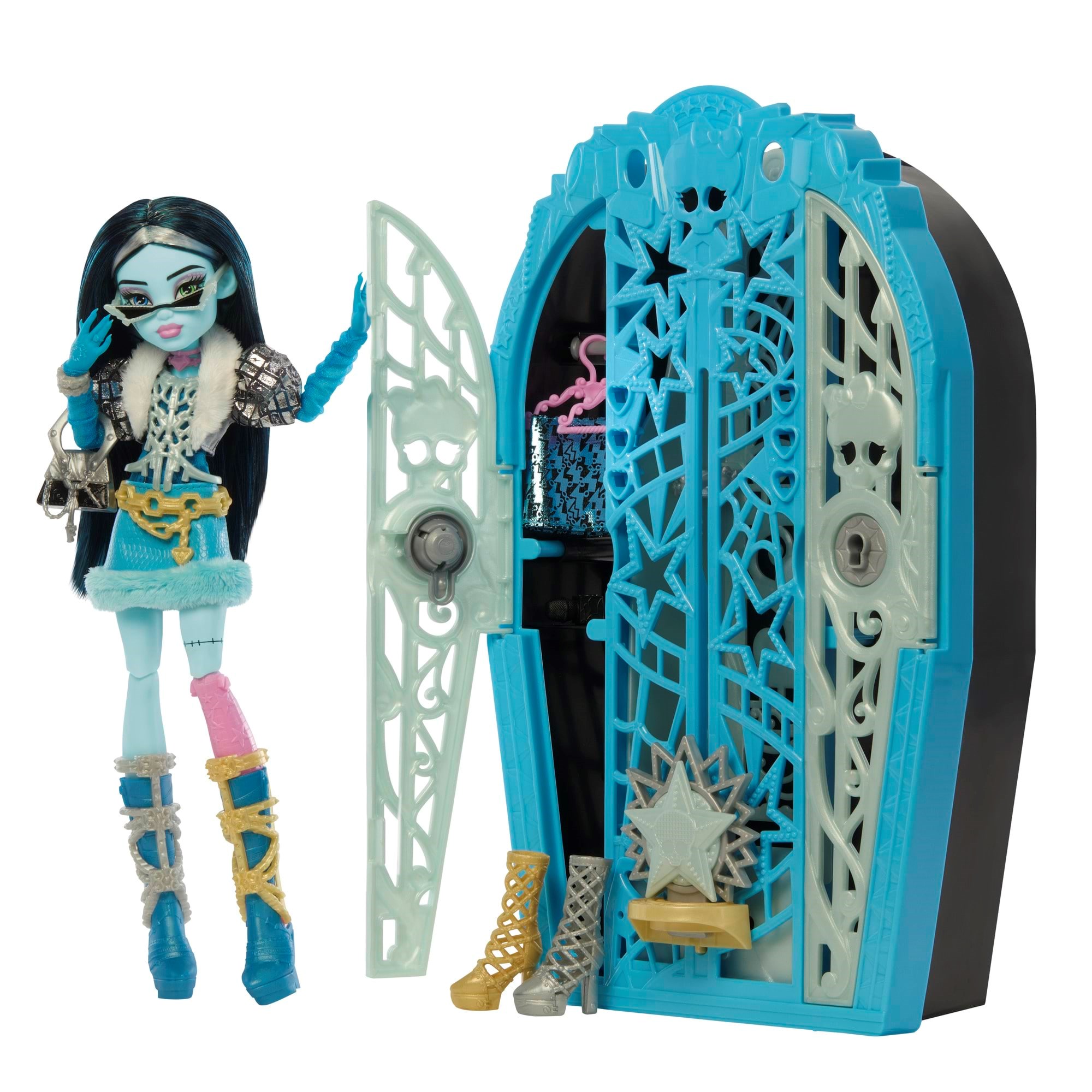 Monster High Skulltimate Secrets Frankie Dukker Og Dukketilbehoer JBG81