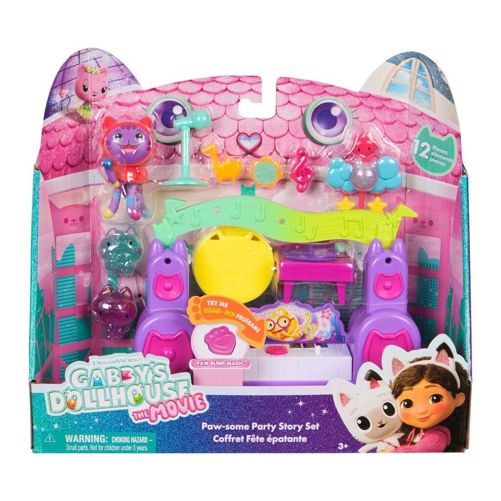 Gabby's Dollhouse Gabby's Movie Pawsome Party Room Story Set Legesæt 6074118