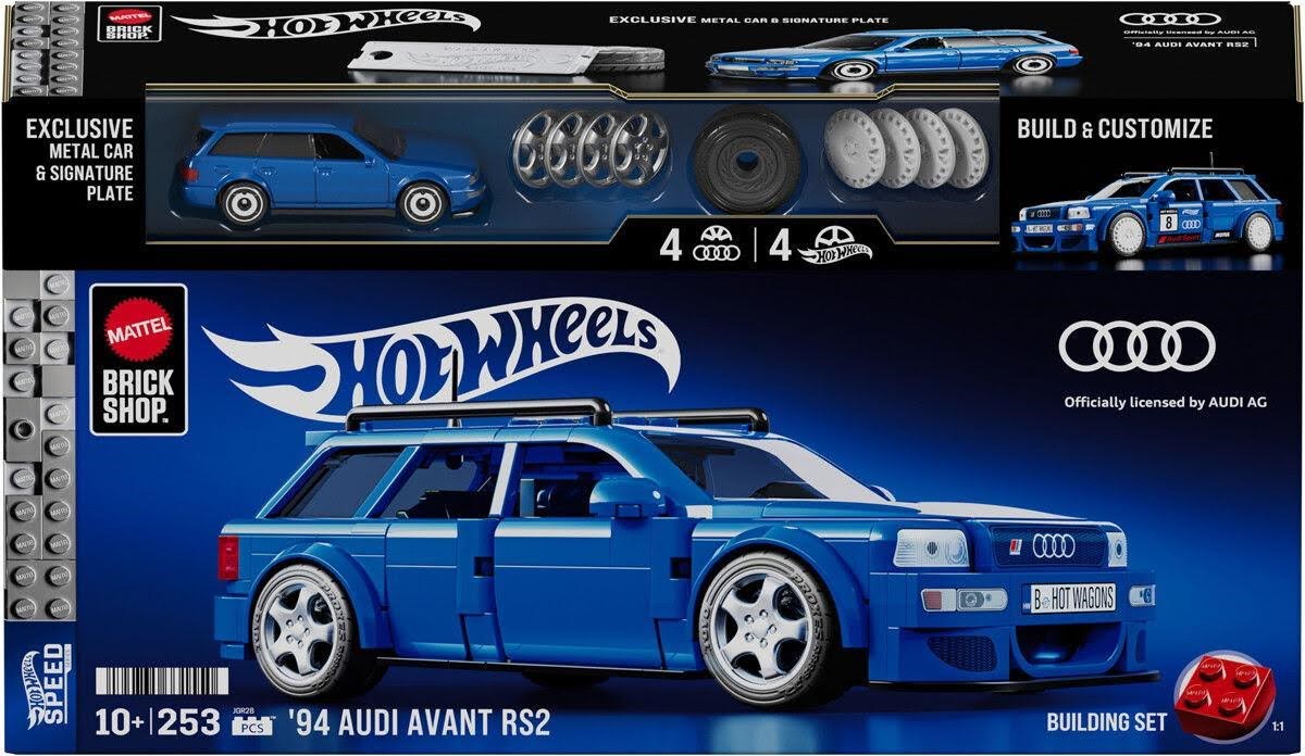 Hot Wheels Brick Shop Speed Series 1994 Audi Avant Modelbyg JGR28