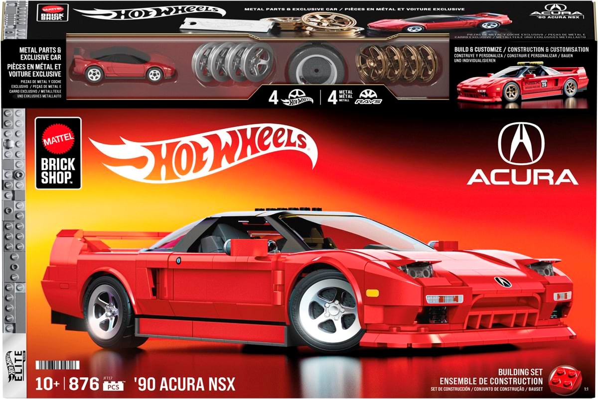 Hot Wheels Brick Shop Elite Series Acura NSX Modelbyg JFT17