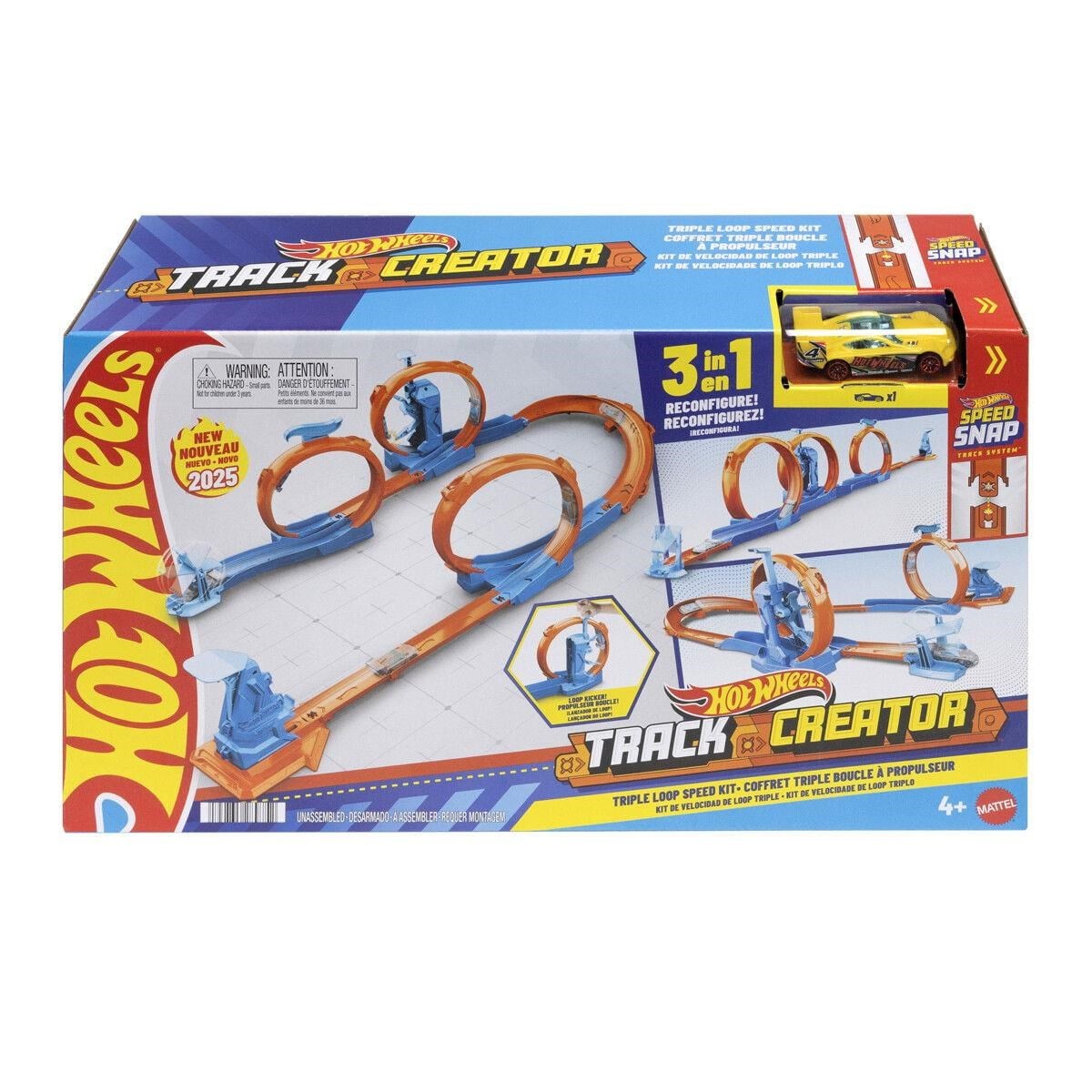 Hot Wheels Track Creator Triple Loop Frenzy Legetøjsbil 965-2554