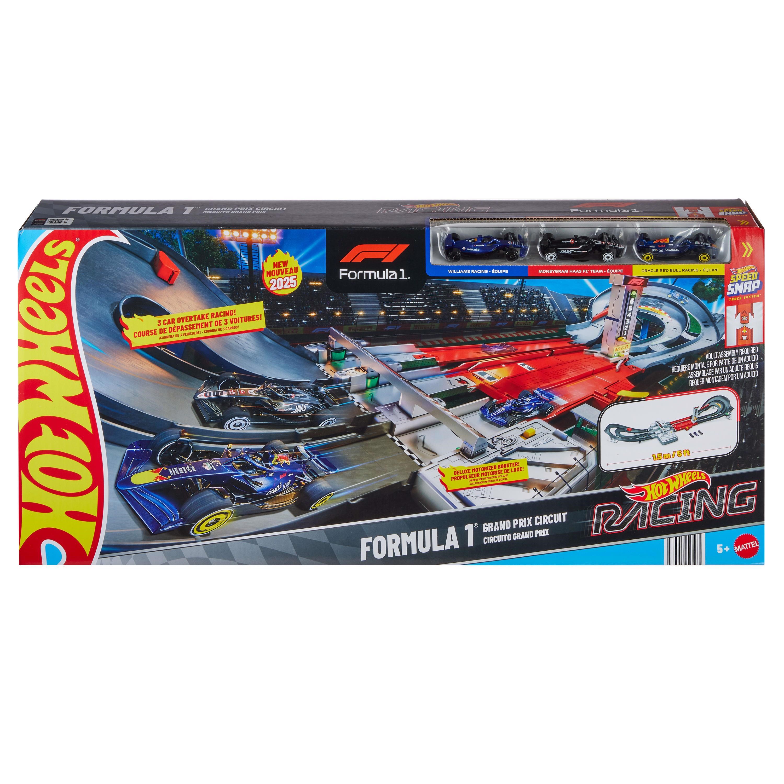 Hot Wheels F1 Racing Grand Prix Track sæt Legetøjsbil JDY16
