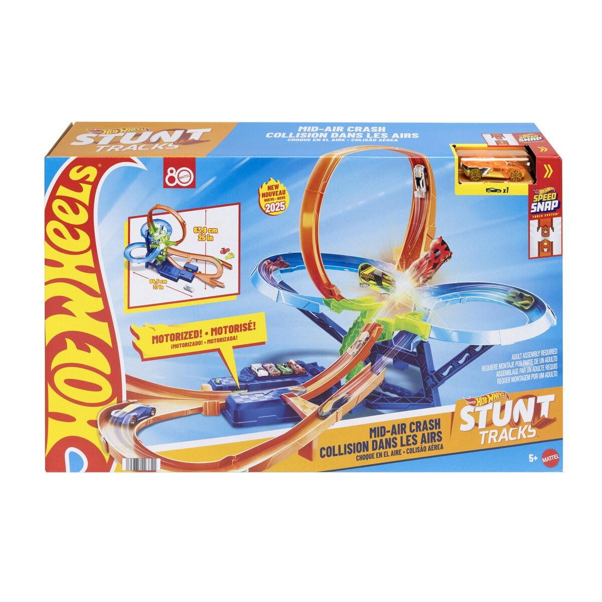 Hot Wheels Stunt Tracks Big Air Crash Legetøjsbil JFD12