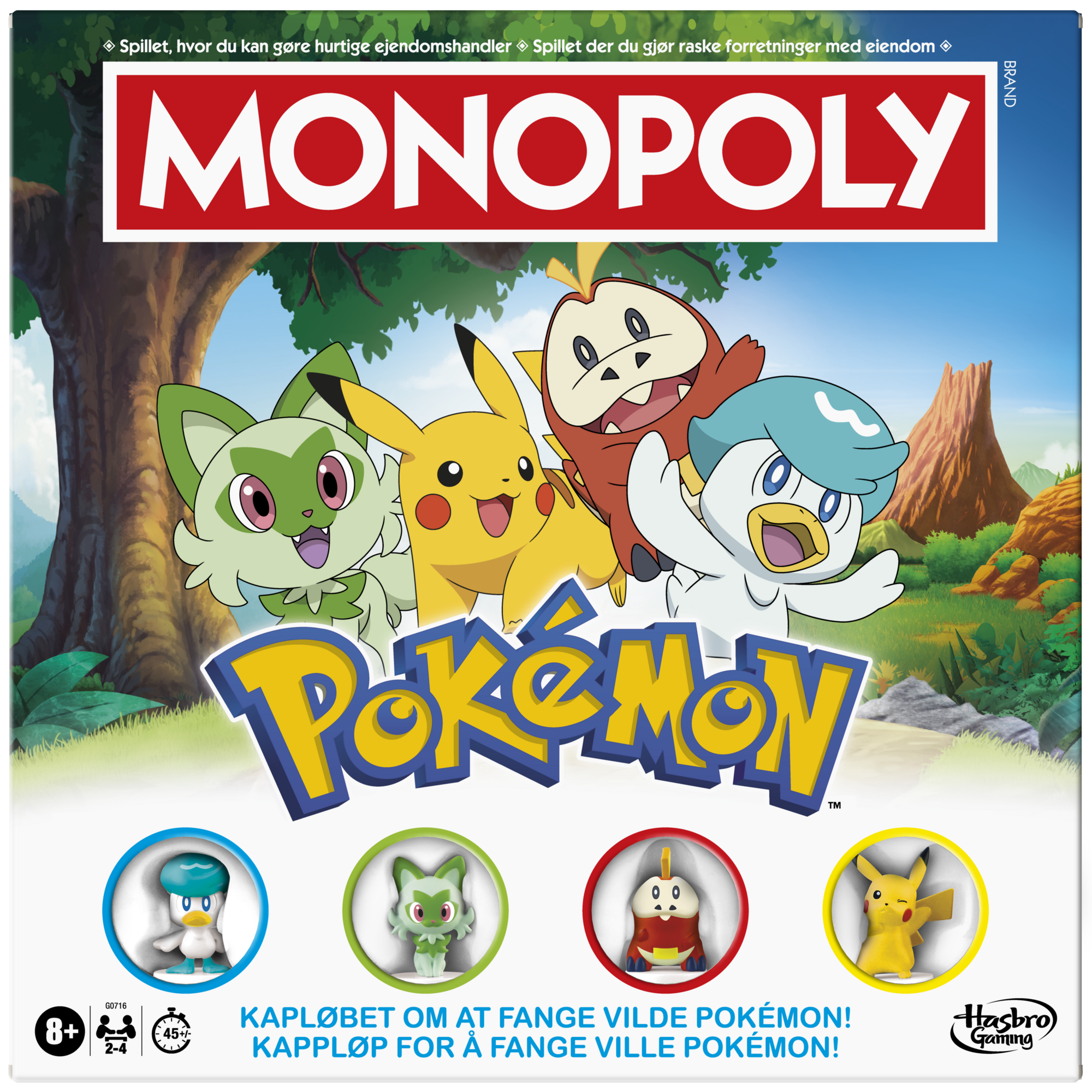 Hasbro Monopoly Pokémon (DK/NO)