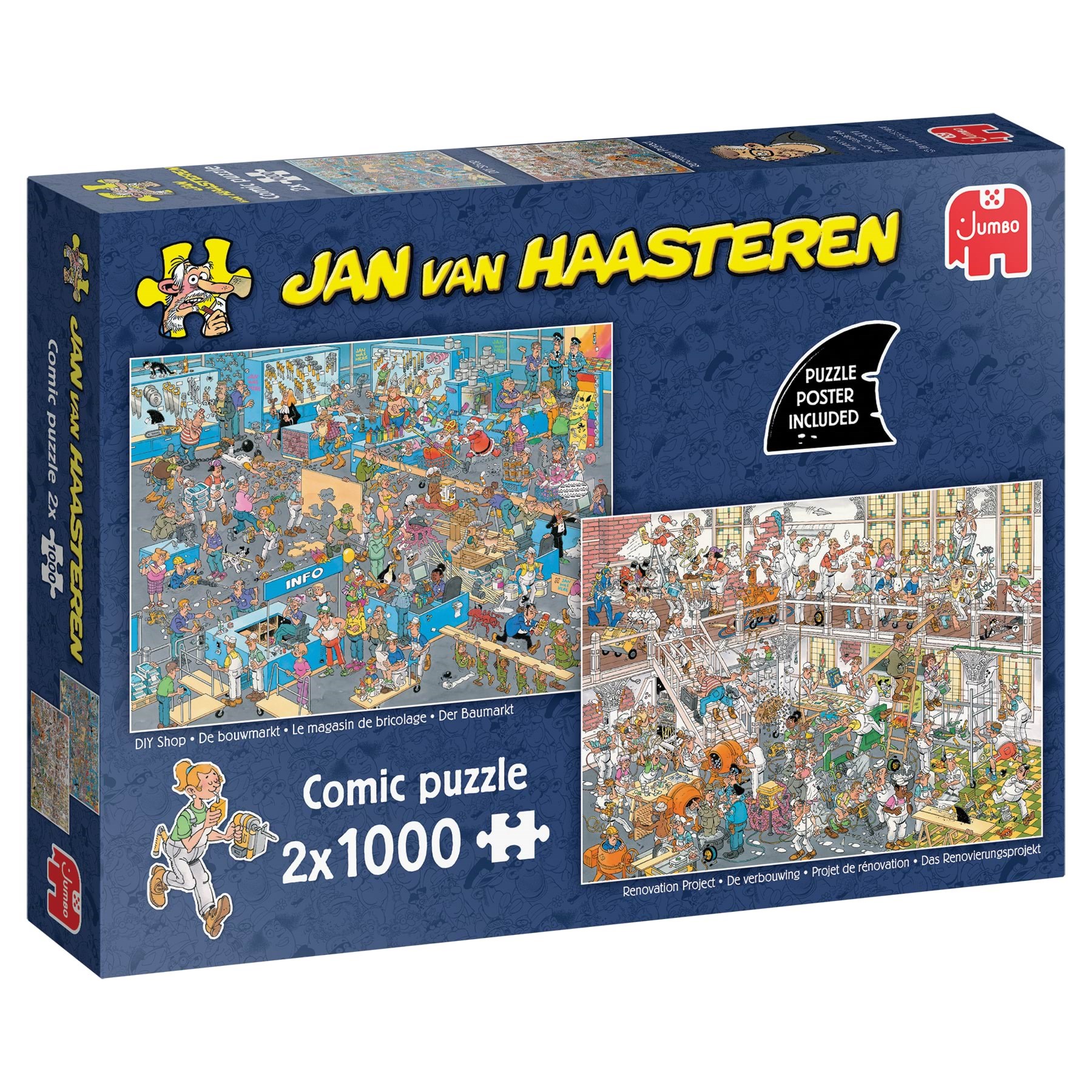 Jan van Haasteren DIY Shop & Renovation project(2 x1000) Puslespil 707-1110100647