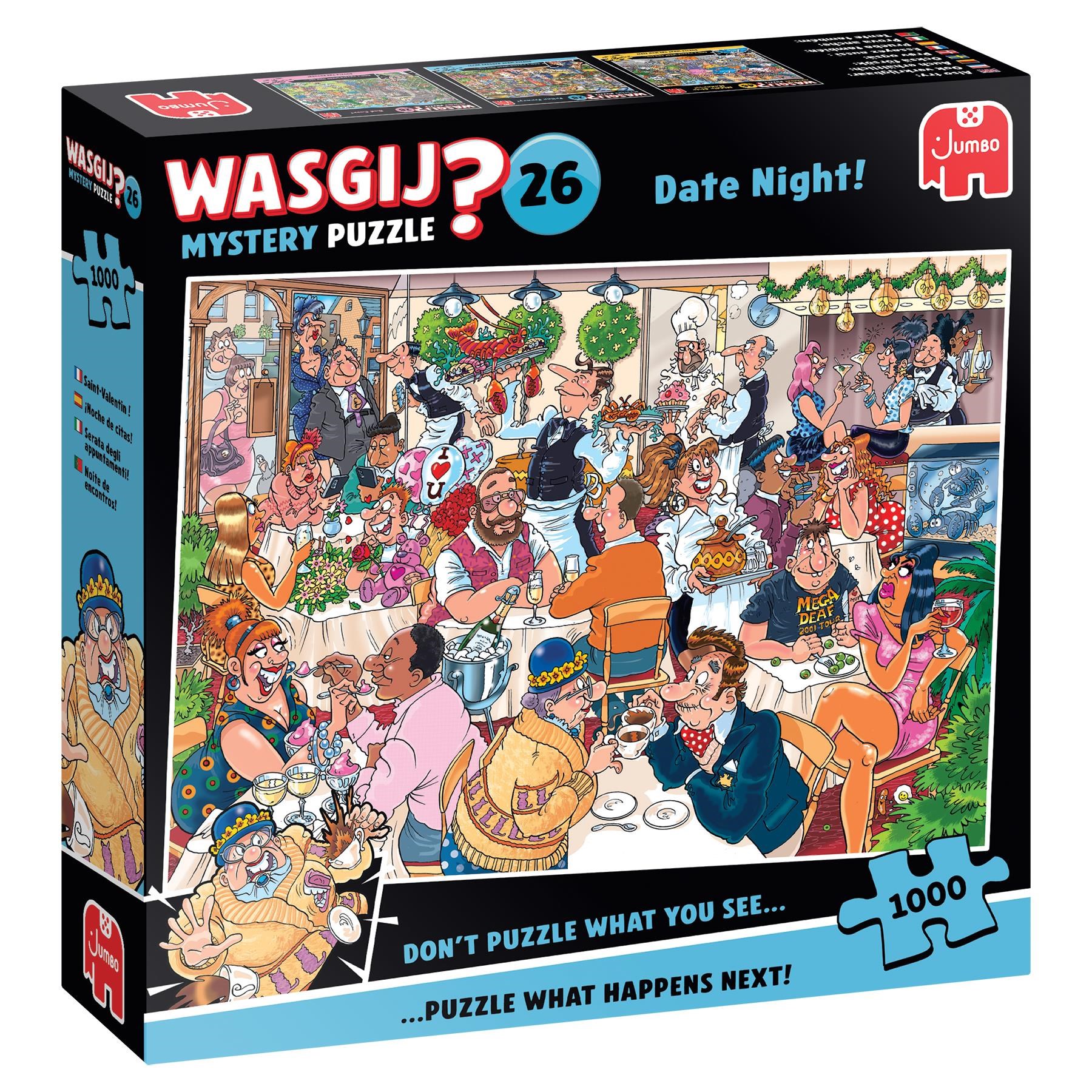 Wasgij Mystery 26 Date Night! (1000) Puslespil 1110100592
