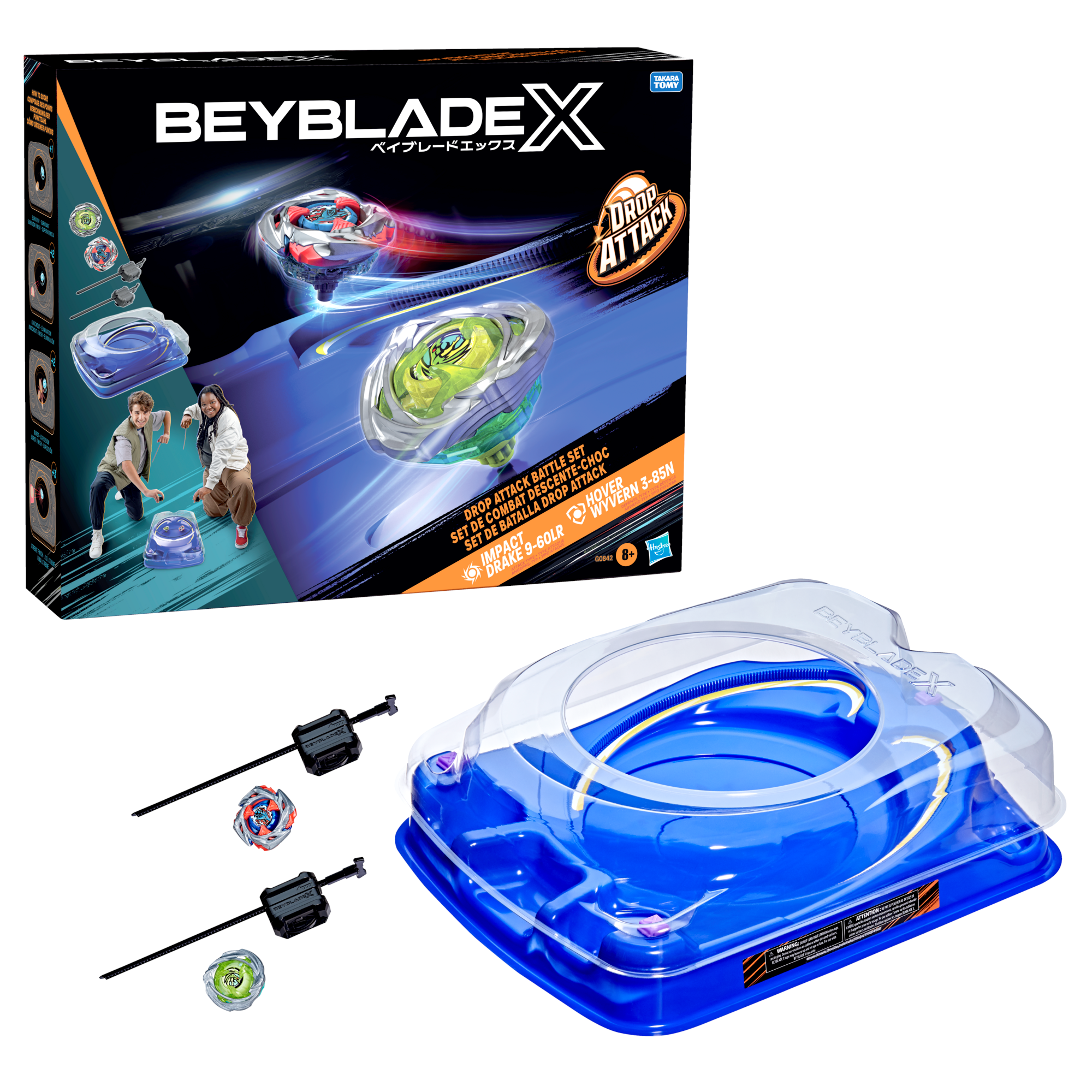 Beyblade X Drop Attack Battle Beystadium Set Legetøj G0842EU4