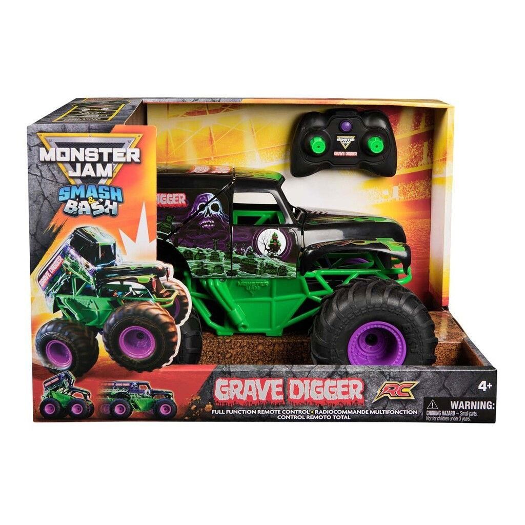 Monster Jam RC 1:15 Smash & Bash Grave Digger Fjernstyret Bil 6072500