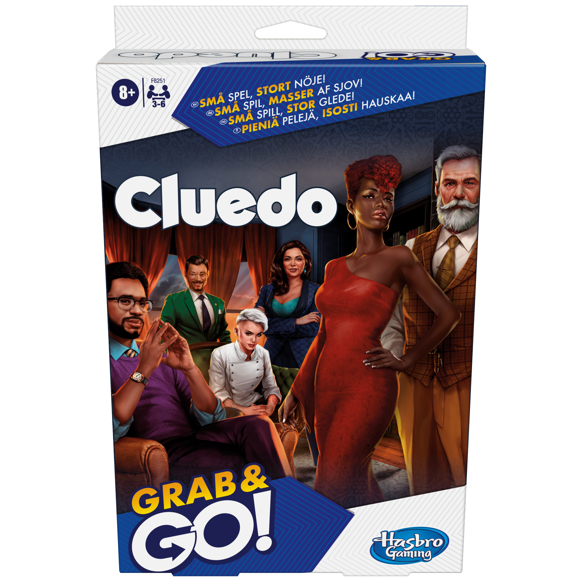 Hasbro Cluedo Grab and Go Brætspil F8251NC01