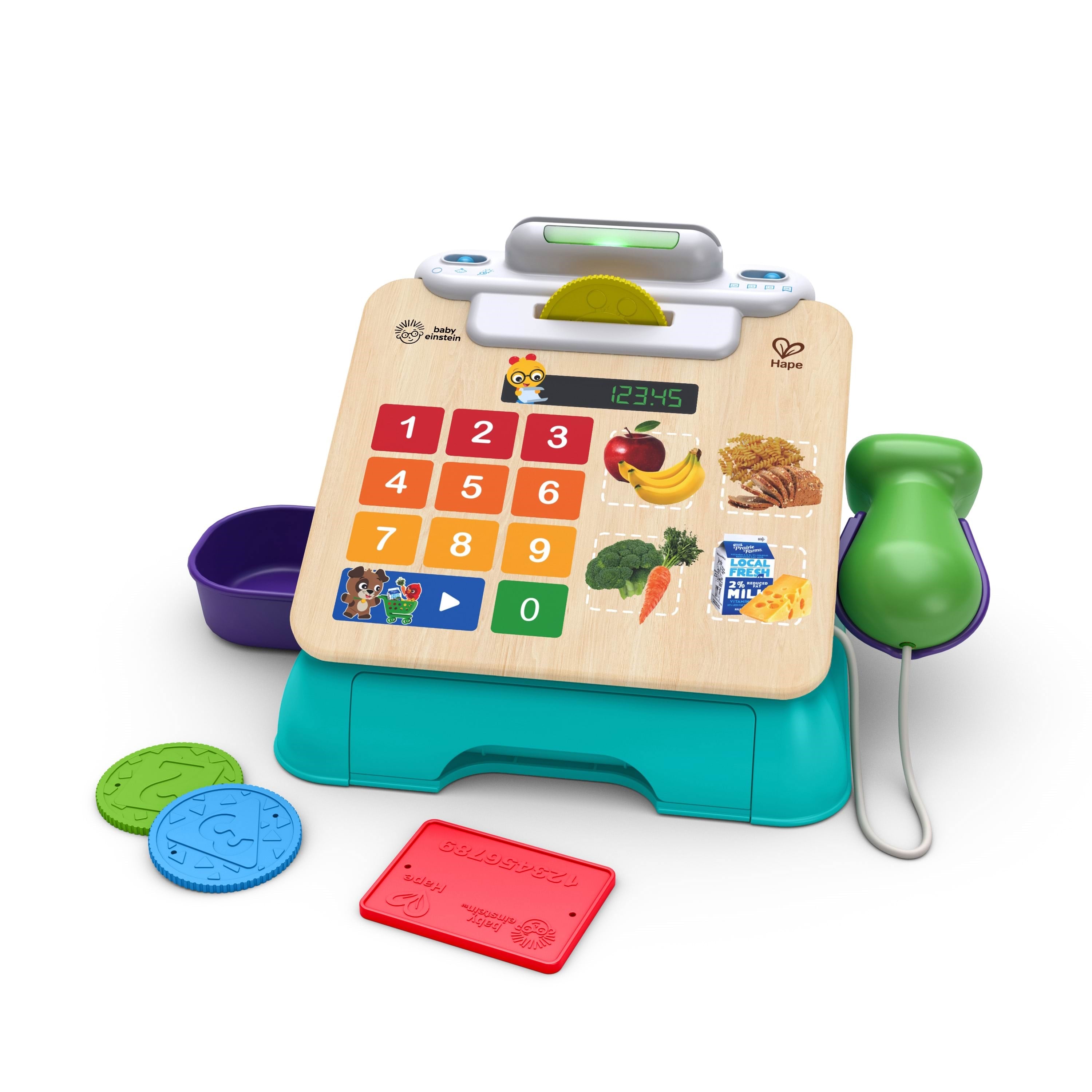 Hape Magic Touch Cash Register DK/NO/SE Babylegetøj 87-80091445
