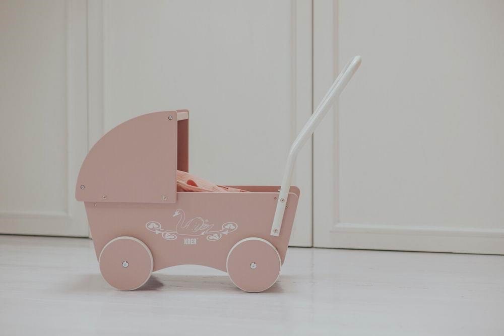 Krea Doll Pram Rose Dukker Og Dukketilbehoer 36-2028