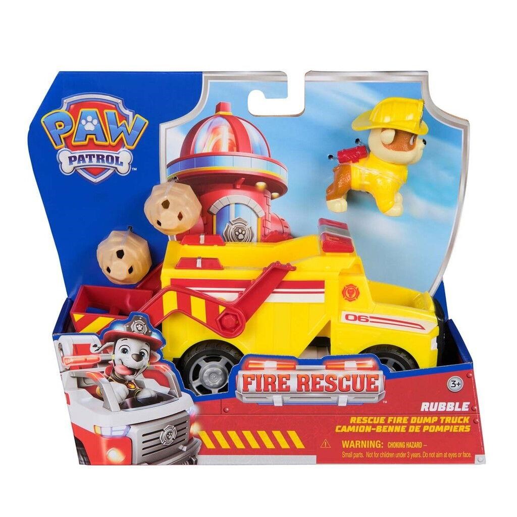 Paw Patrol Fire Rescue Køretøj - Rubble Legetøjsbil 6072662