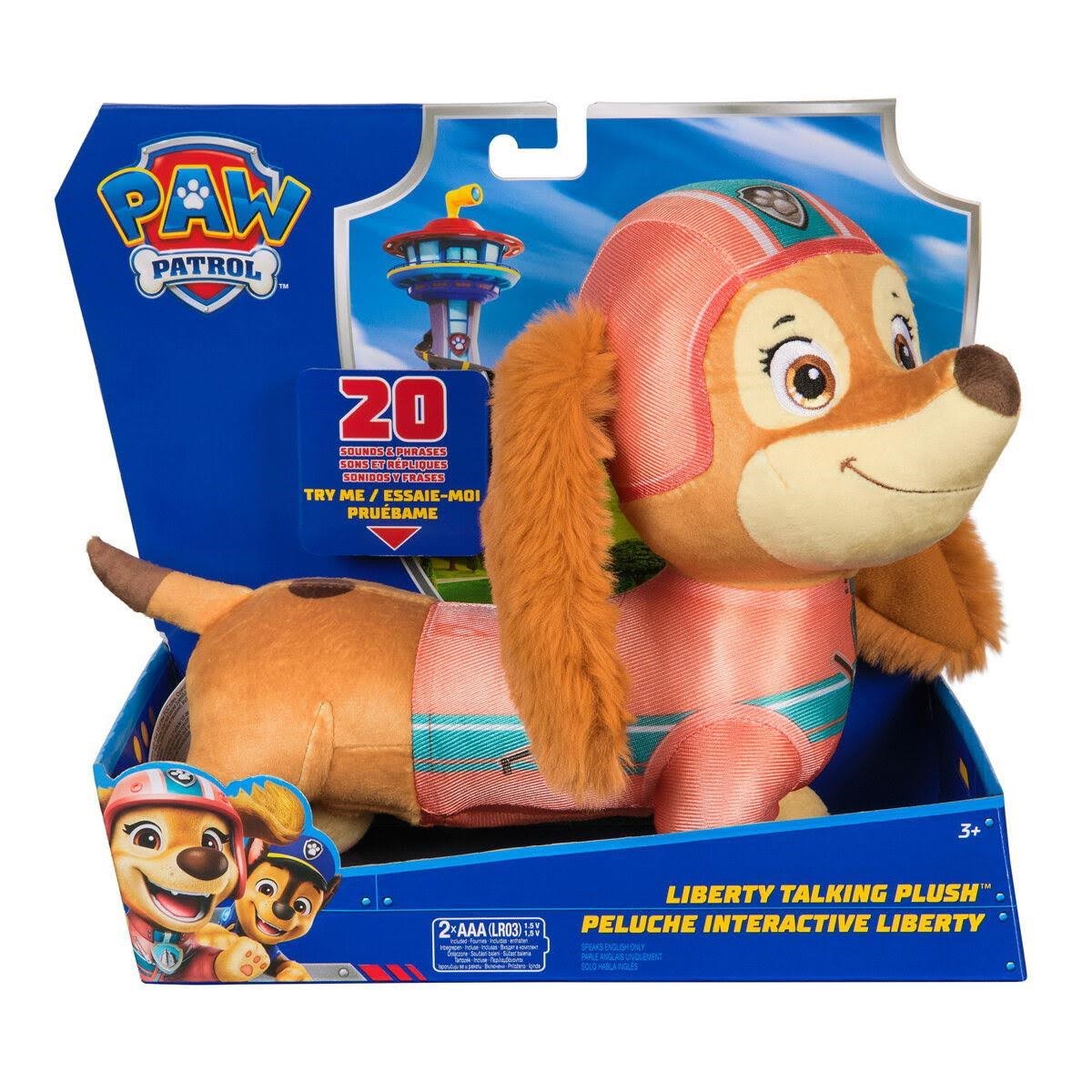 Paw Patrol Liberty Talking Plush 25 cm Bamser 6075068