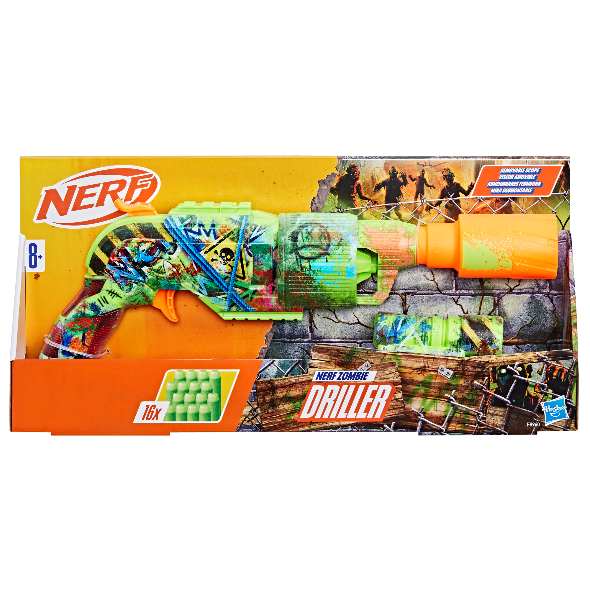 NERF Zombie Driller Legetøjsvåben F8960EU4