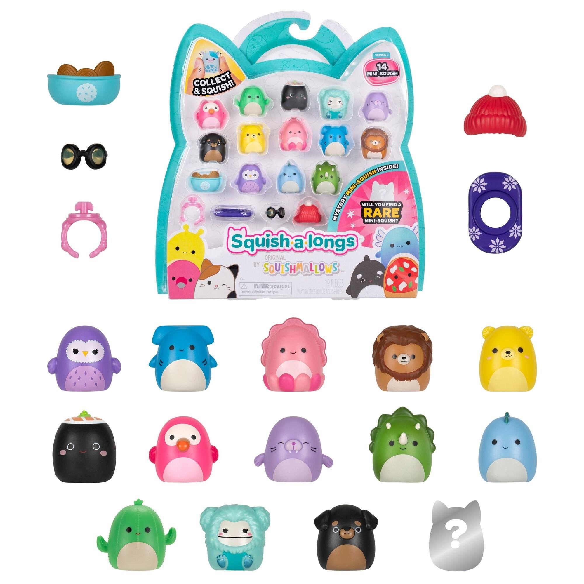 Squishalongs 2.5 cm 14 Pack Style 2 S3 Figur 2520232