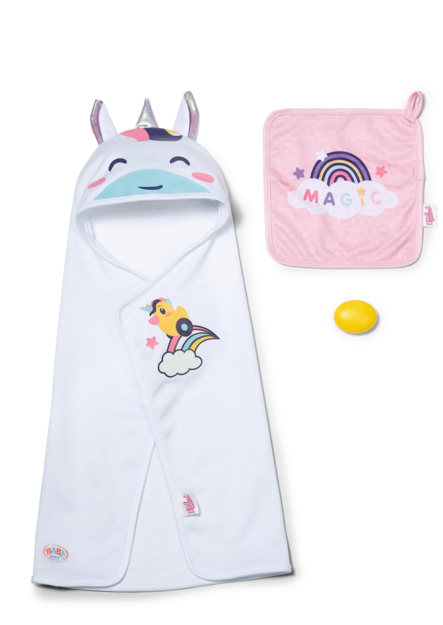 Baby Born Hooded Towel Set Dukker Og Dukketilbehoer 837573