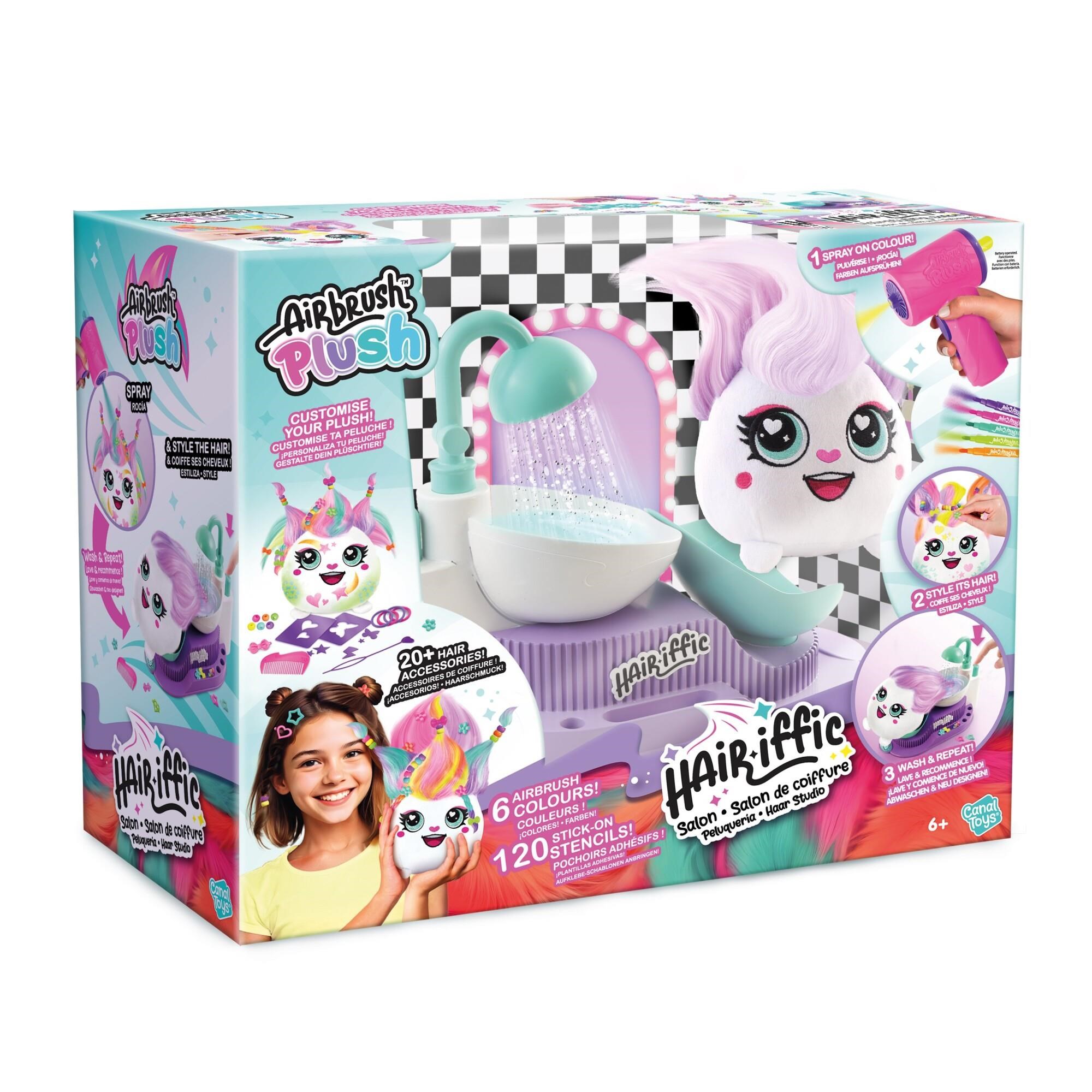 Airbrush Plush Hair-iffic Hair Style Salon Figur 12044