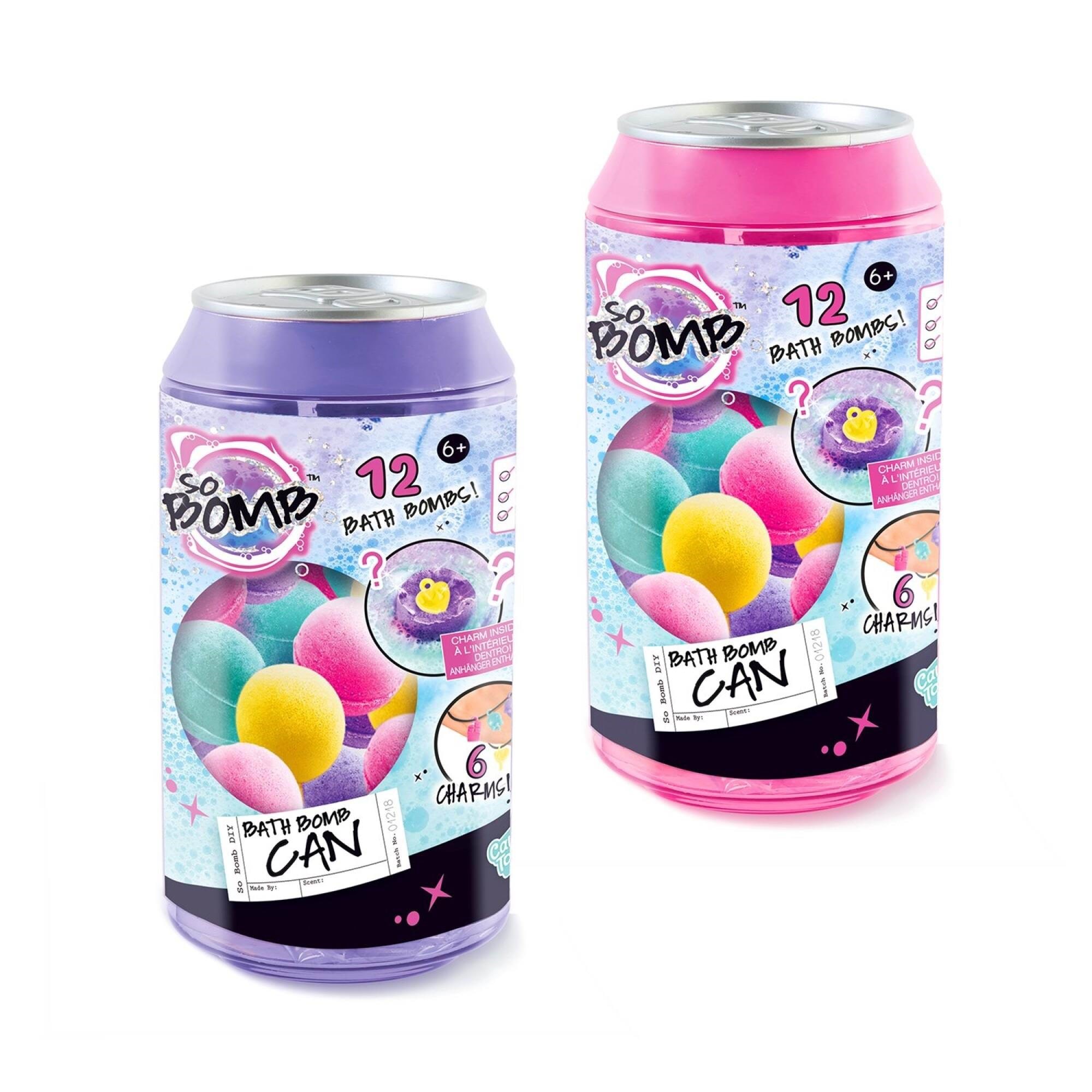 So Bomb Bath Bomb Cans - assorted Kreativt Legetøj 11046