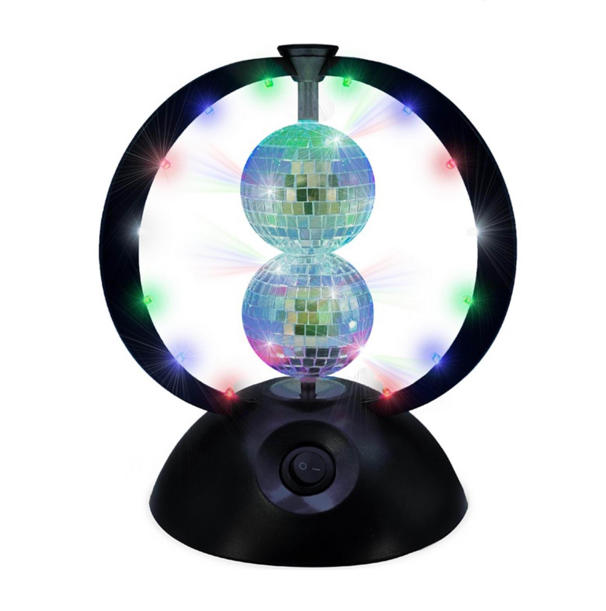 Music Rotating double mirror ball Musik 501139