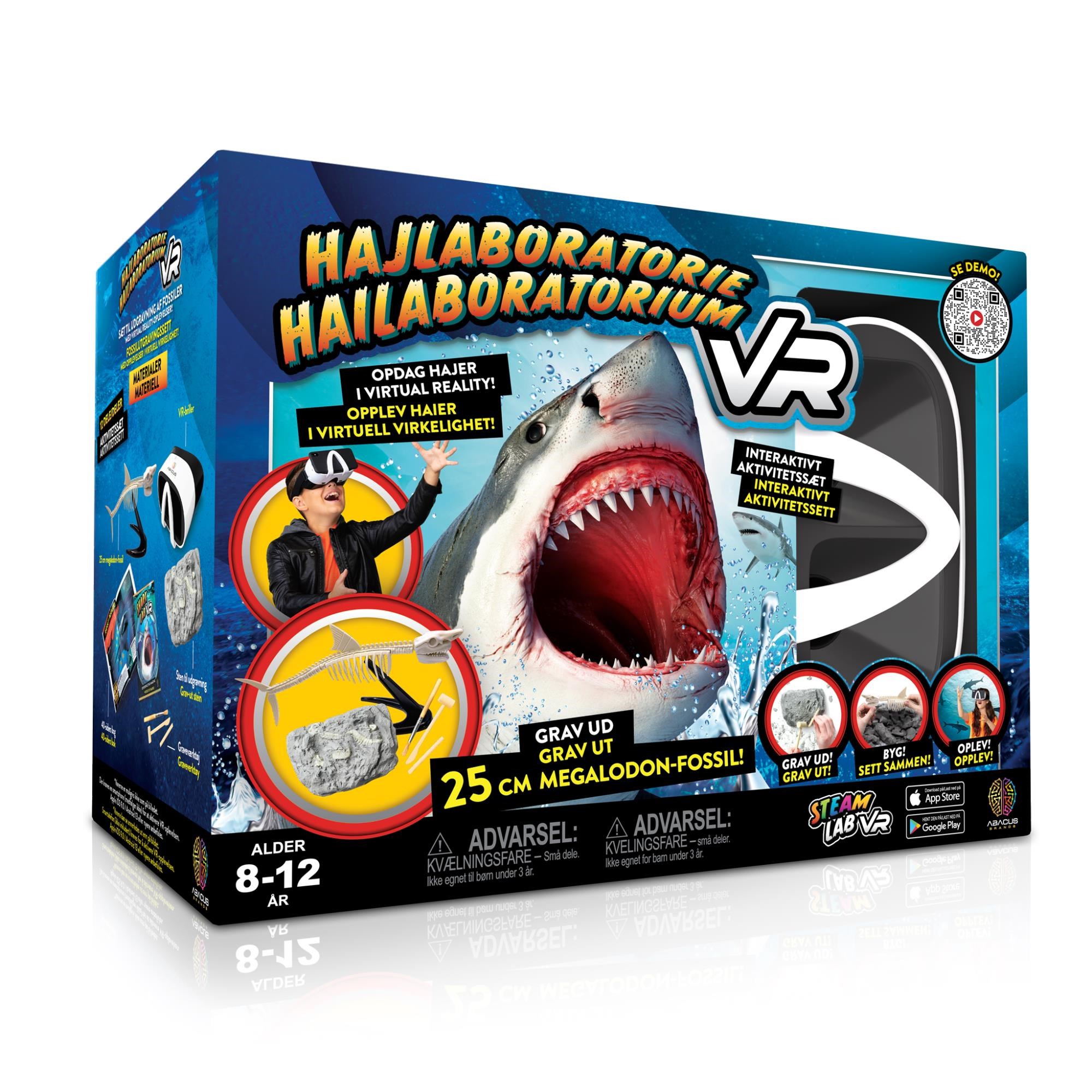 Abacus VR Steam Lab Shark Lab (NO/DK) Kreativt Legetøj 43621