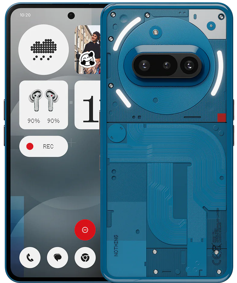 Nothing Phone (3a) 256GB/12GB - Blue Mobiltelefon Blå A10400153