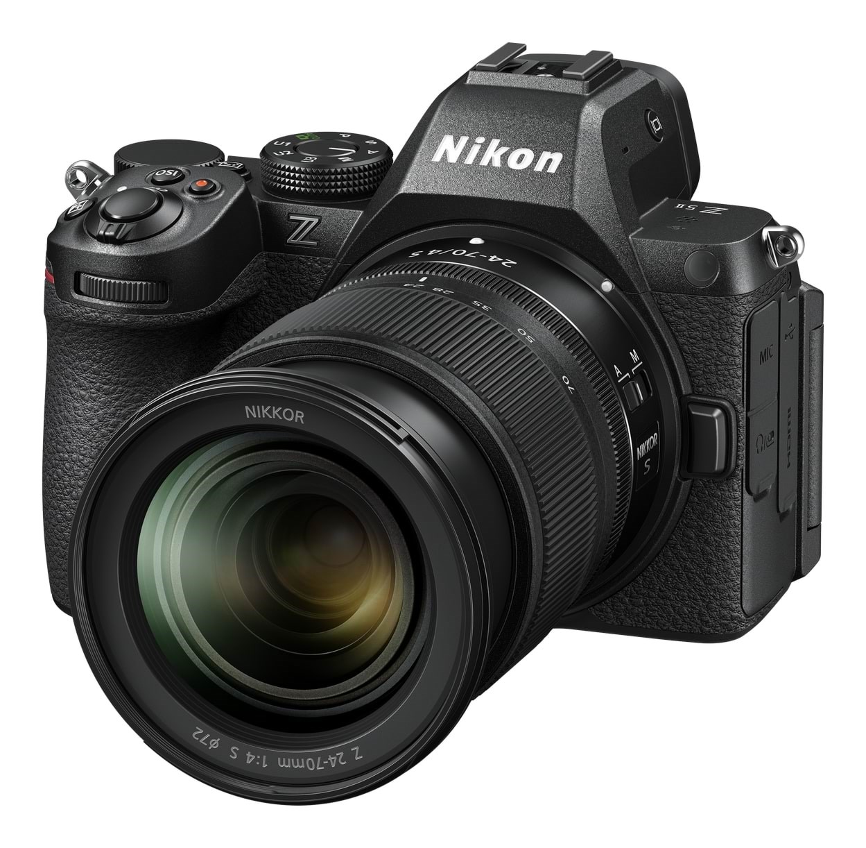 Nikon Z5 II Kit w/ 24-70mm f/4 S Kamera Sort VOA170K001