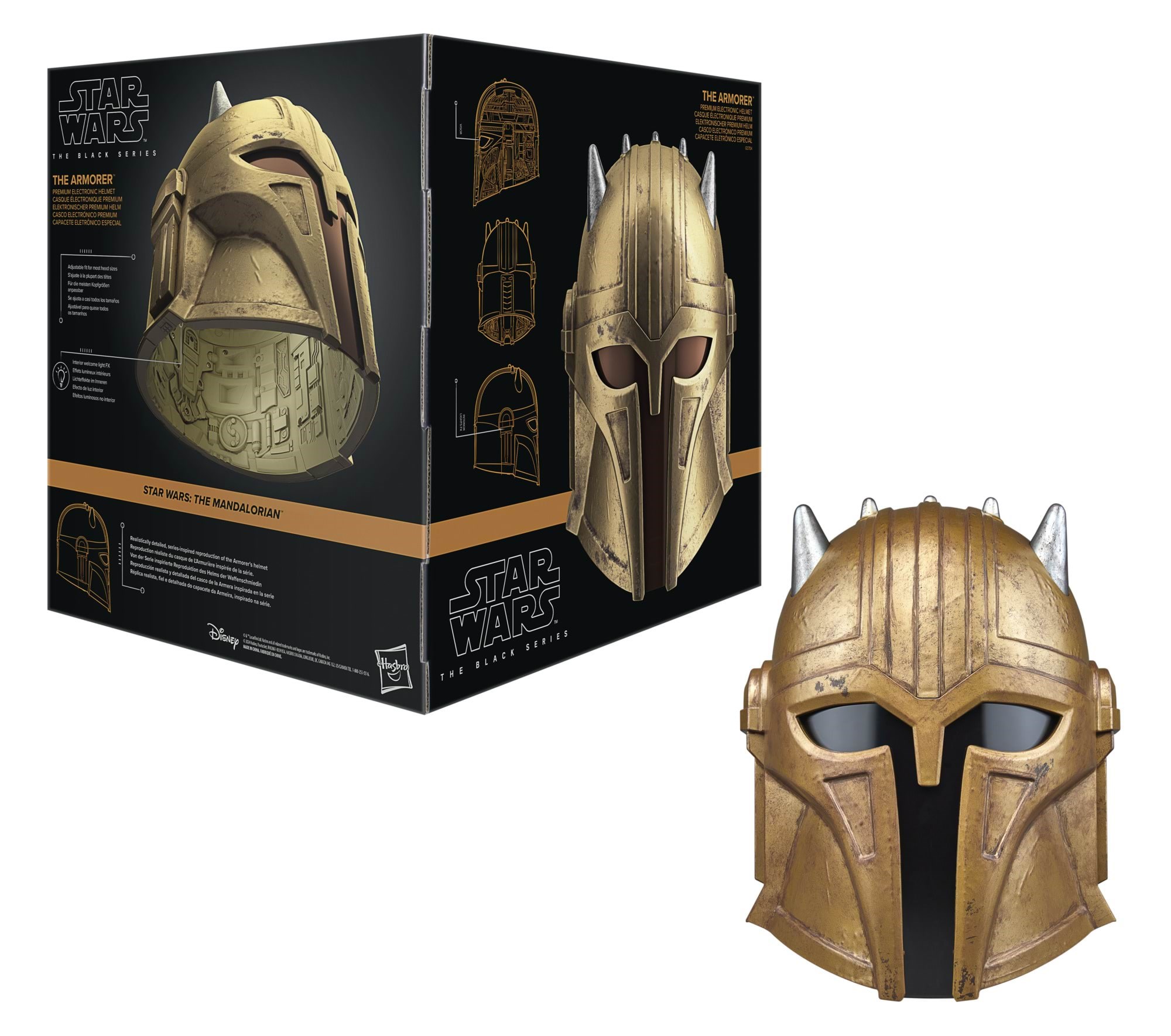 Star Wars The Black Series The Armorer Electronic Helmet Kostume G07045L00