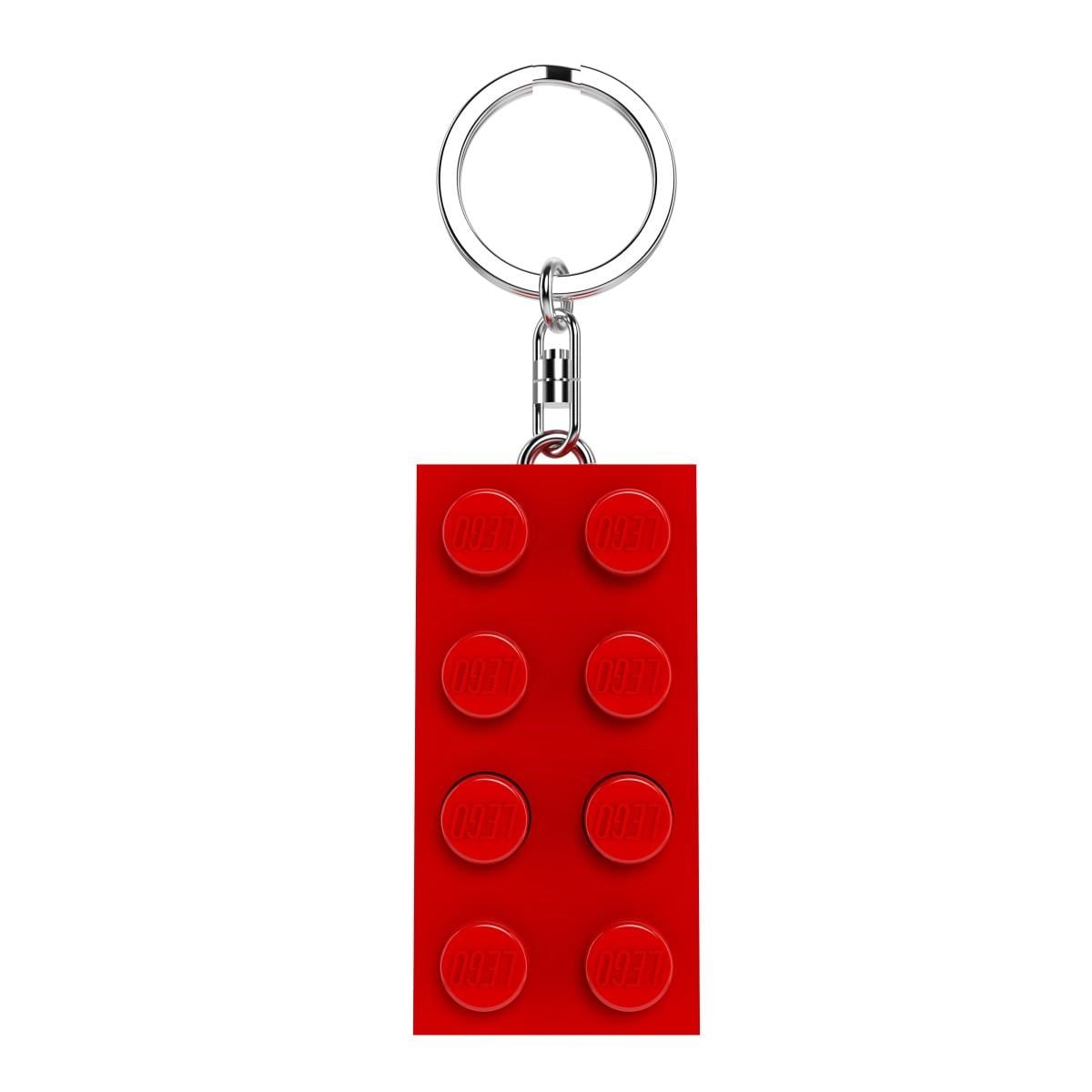 Euromic LEGO Minifigurines Keychain Light 2x4 Brick Red Hobby Artikler 4006036-KE234HR