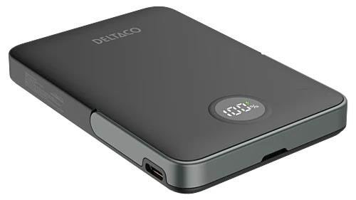 Deltaco Power Bank - 5000 mAh - 5000 mAh Powerbank Sort PB-Q1007
