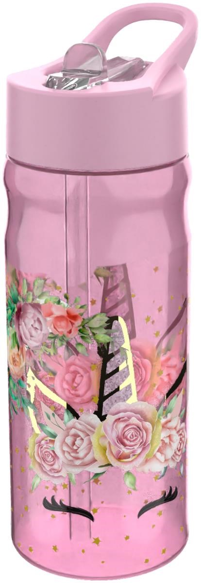 Euromic UNICORN FLOWERS water bottle 500ml Skoletilbehoer 090208716-21000356