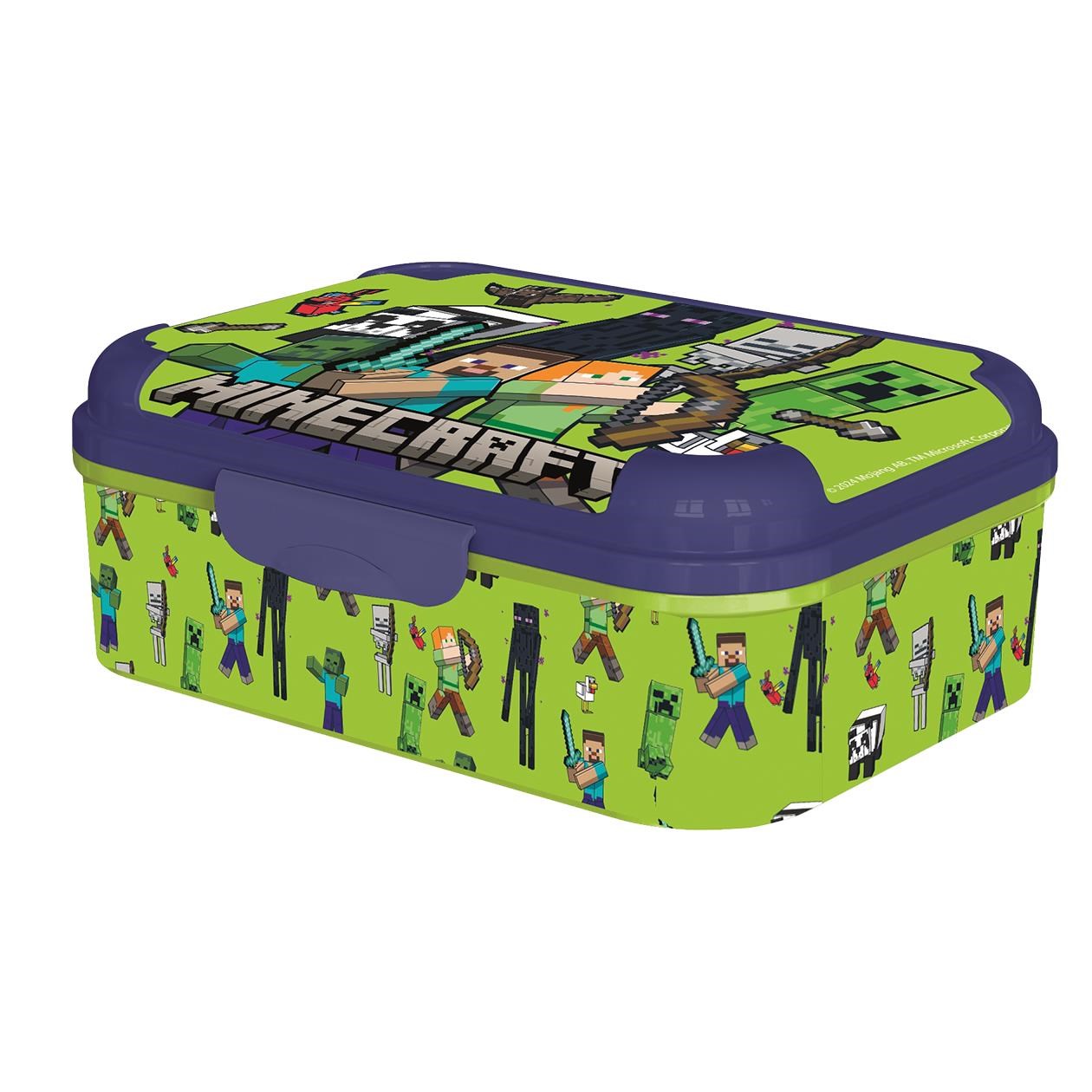 Euromic MINECRAFT Asker Lunch box 17 x 13.5 x 6.2 cm Skoletilbehoer 088808738-40643
