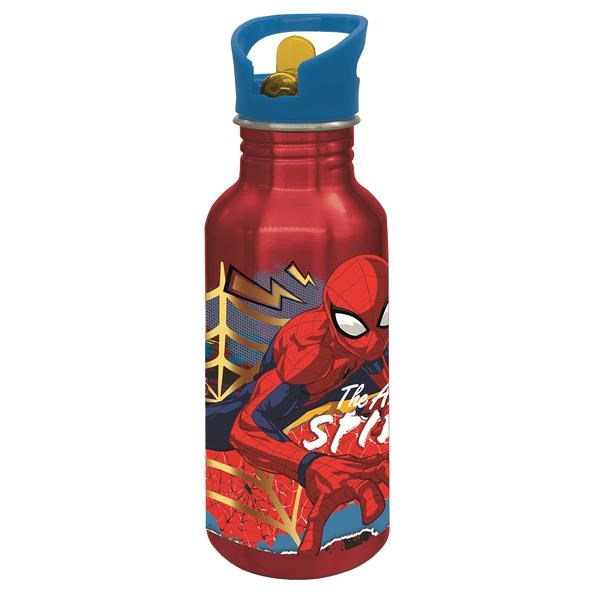 Marvel Spider-Man Aluminium Drikkedunk Sipper 545ml Skoletilbehoer 088808728-83525