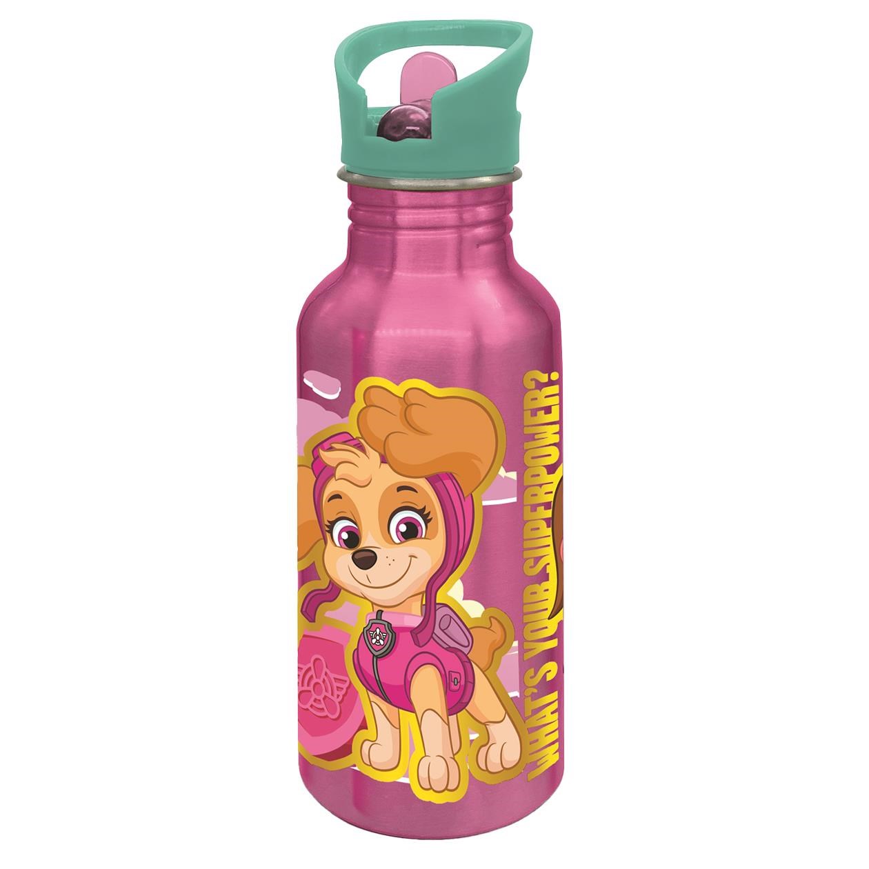 Euromic PAW GIRL ALU bottle sipper 545 ml Skoletilbehoer 088808728-81825