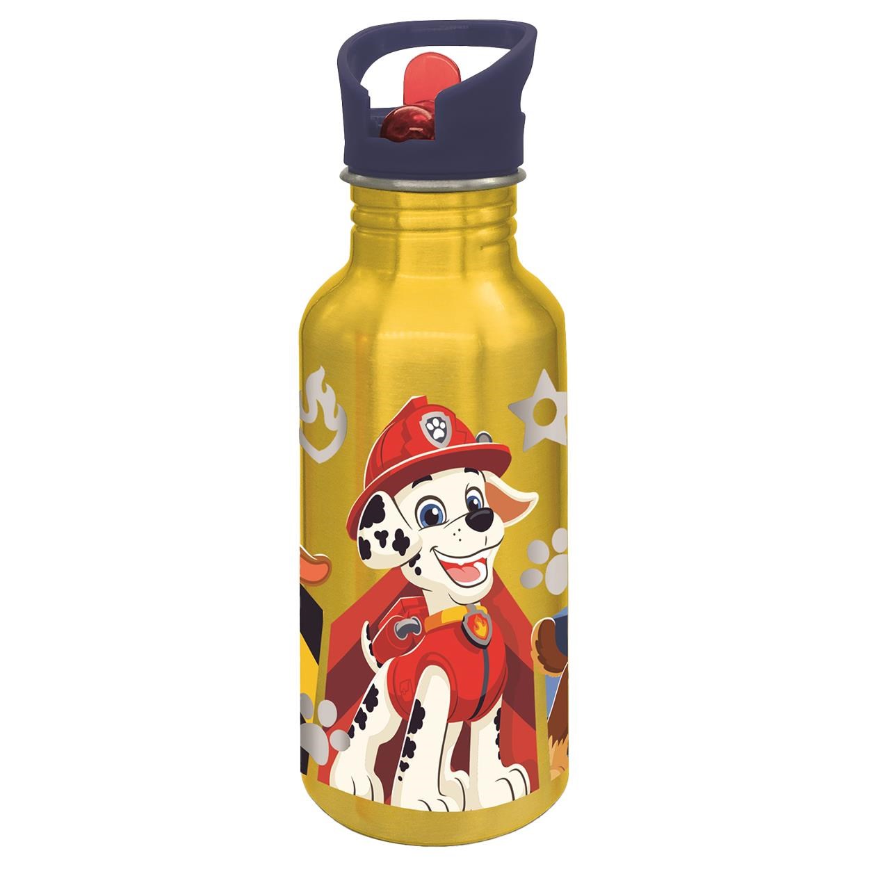 Euromic PAW PATROL ALU bottle sipper 545 ml Skoletilbehoer 088808728-81625