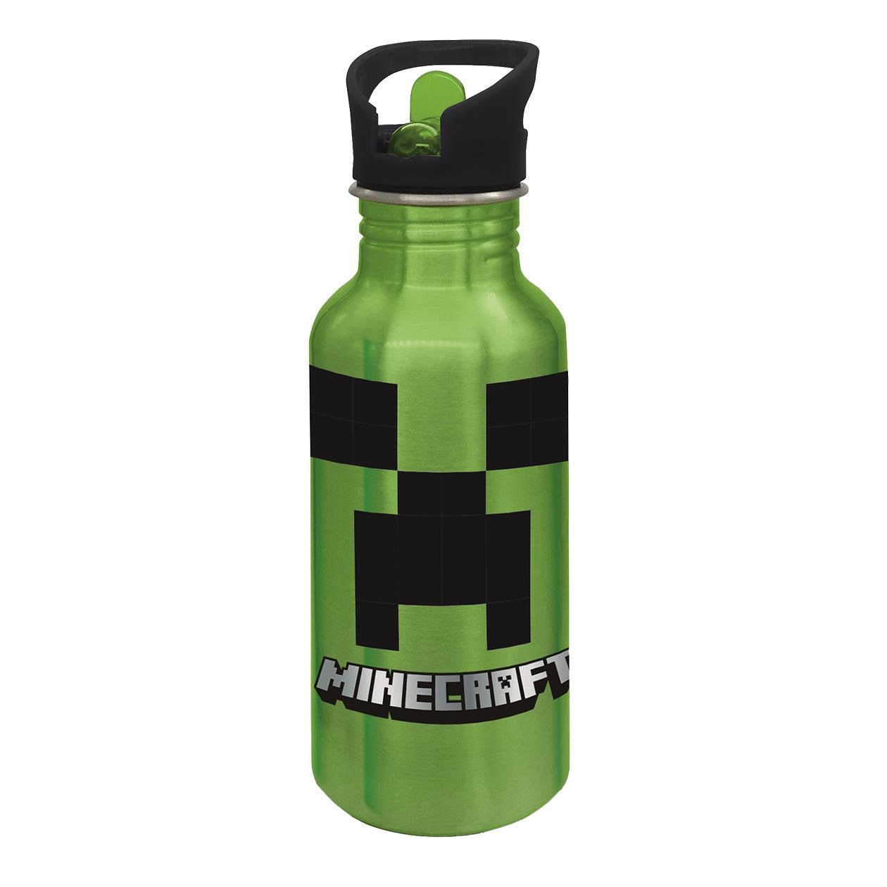 Euromic MINECRAFT Sippedunk i aluminium 545 ml Skoletilbehoer 088808728-40695