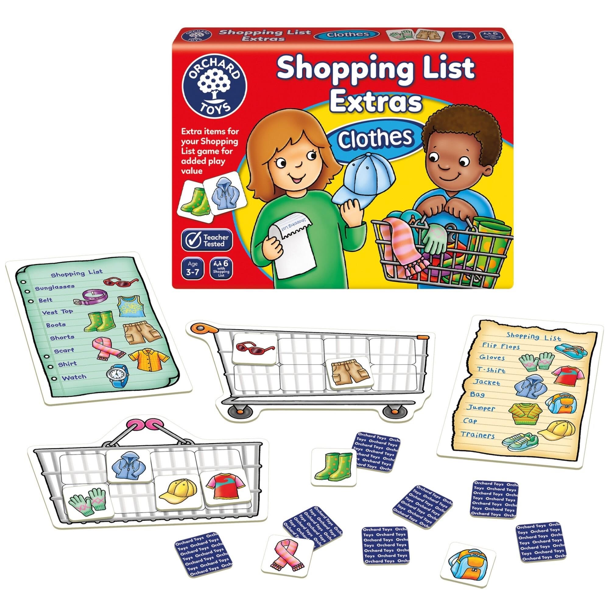 Orchard Shopping List Extras Pack Clothes