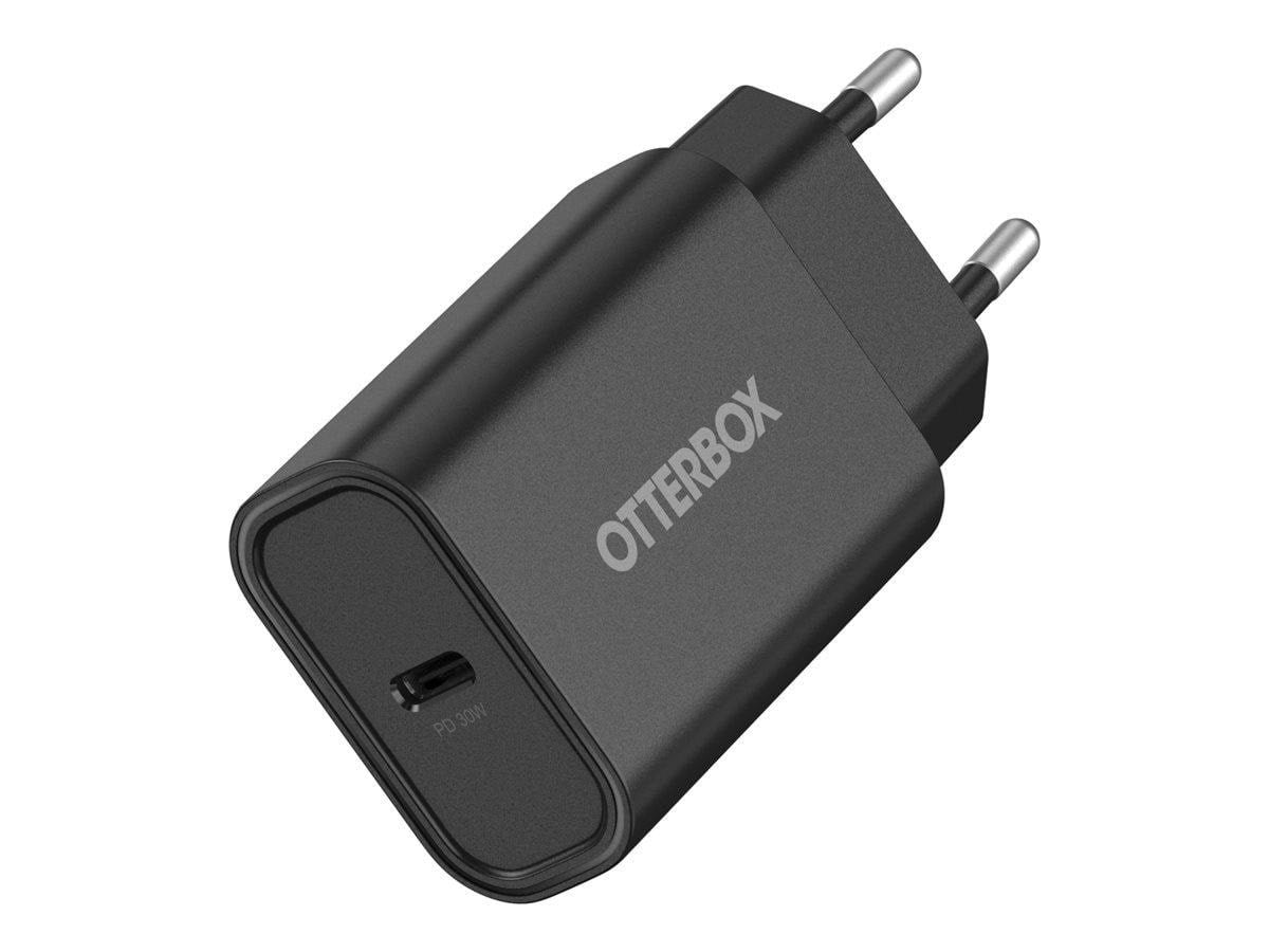OtterBox Standard EU Wall Charger 30W - 1X USB-C 30W USB-PD Black - ProPack Mobil Oplader 78-81363