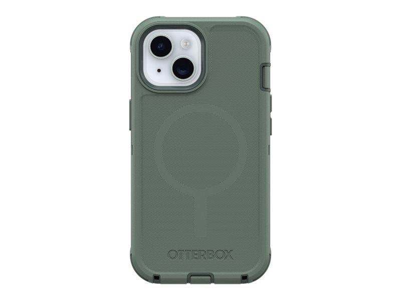 OtterBox Defender MagSafe Apple iPhone 16e/15/14/13 Forest Ranger - green