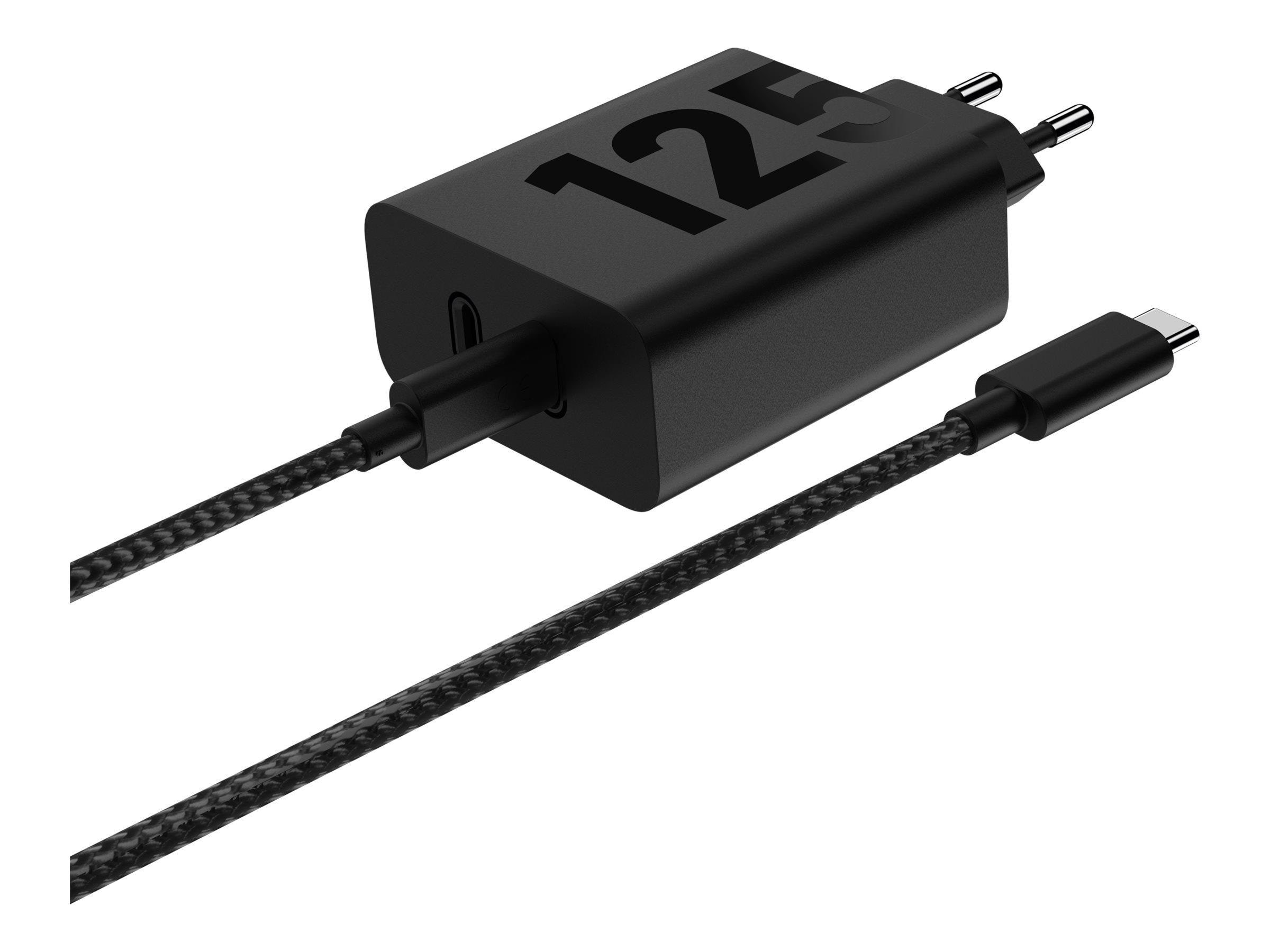Motorola TurboPower 125W Duo Power Adapter - Black (Incl. USB-C cable) Mobil Oplader PG38C06632
