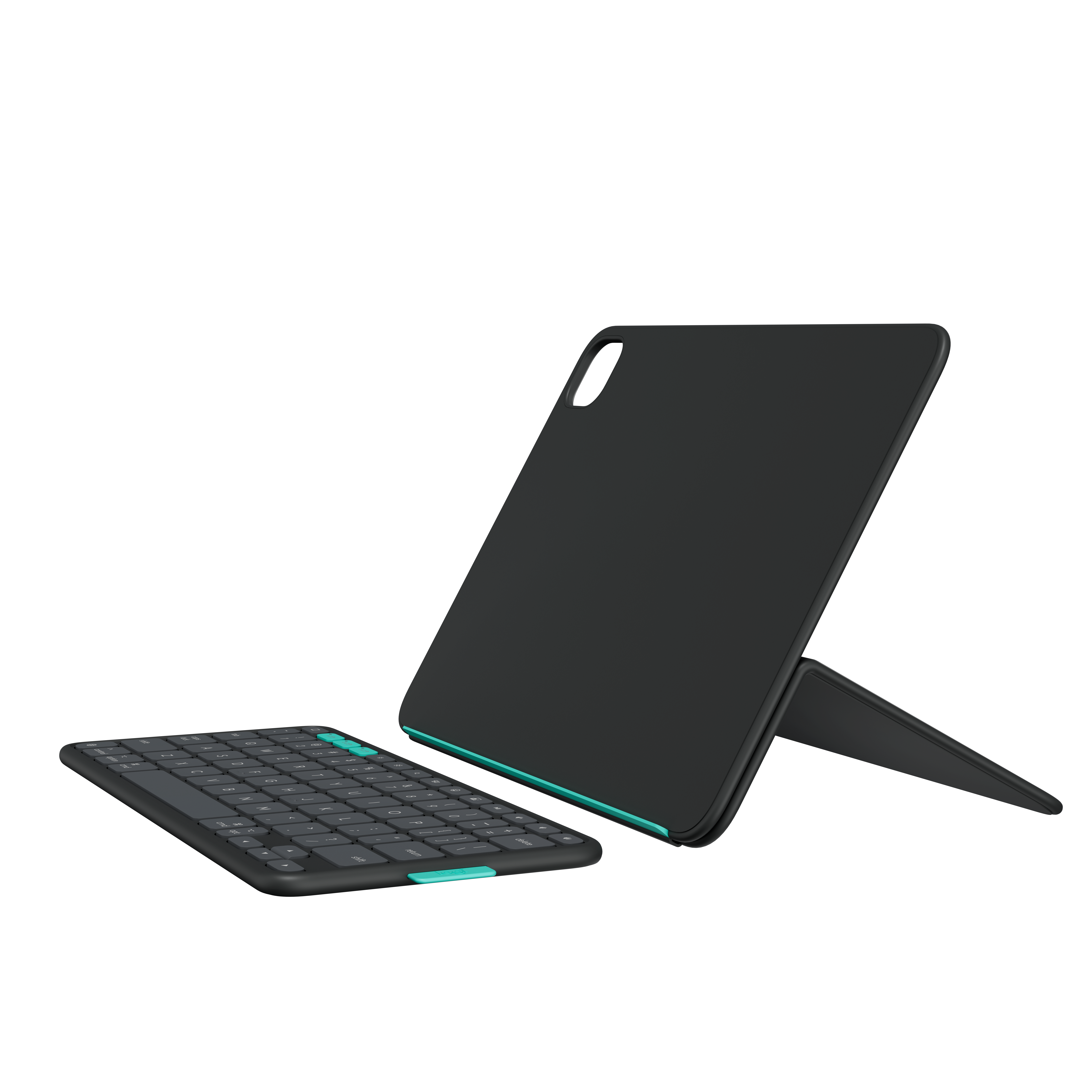 Logitech Flip Folio iPad Pro 11" (M4) & Air 11" (M2 & M3) & iPad Air (5th Gen) - Tastatur & Folio sæt - Nordisk - Sort
