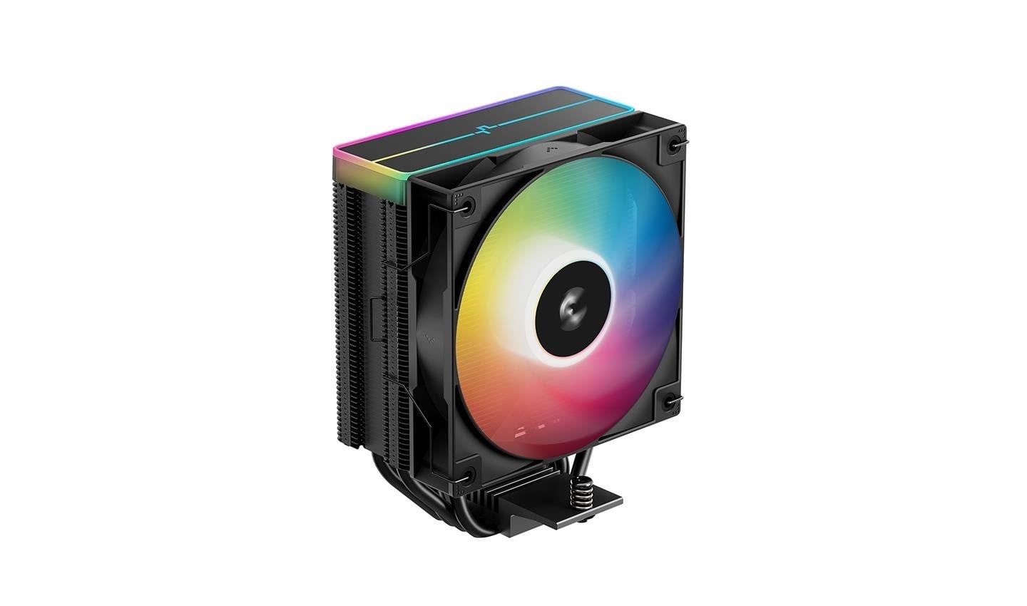 DeepCool AG400 BK ARGB V2 - CPU Luftkøler - Max 32 dBA Cpu Køler Sort med RGB lys R-AG400-BKAMMN-GJD