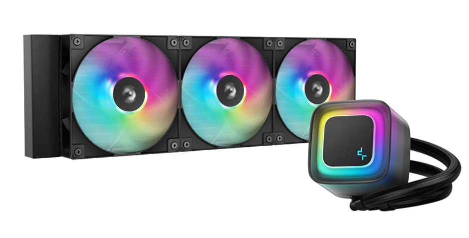 DeepCool LE360 V2 - CPU Vandkøling - Max 32 dBA Cpu Køler Sort med RGB lys R-LE360-BKAMMC-G-2