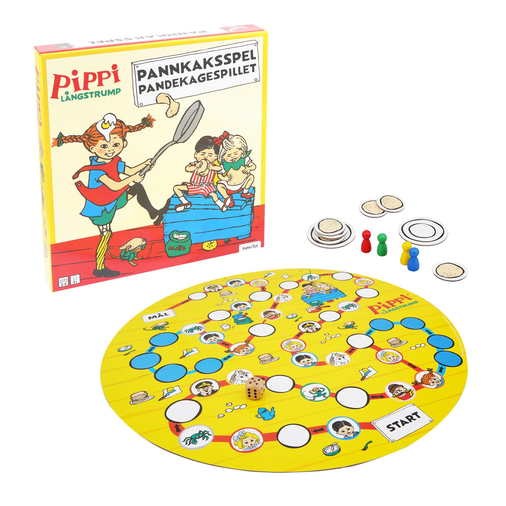 Barbo Toys Pippi - Pancake Game (DK/SE/NO)
