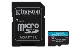 Kingston Canvas Go! Plus microSD/SD - 200MB/s - 1TB Hukommelseskort SDCG4/1TB