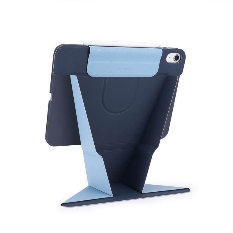 Pipetto Origami No6 Stand case for iPad 10.9" (2022) - Dark Blue Tablet Cover P072-113-V