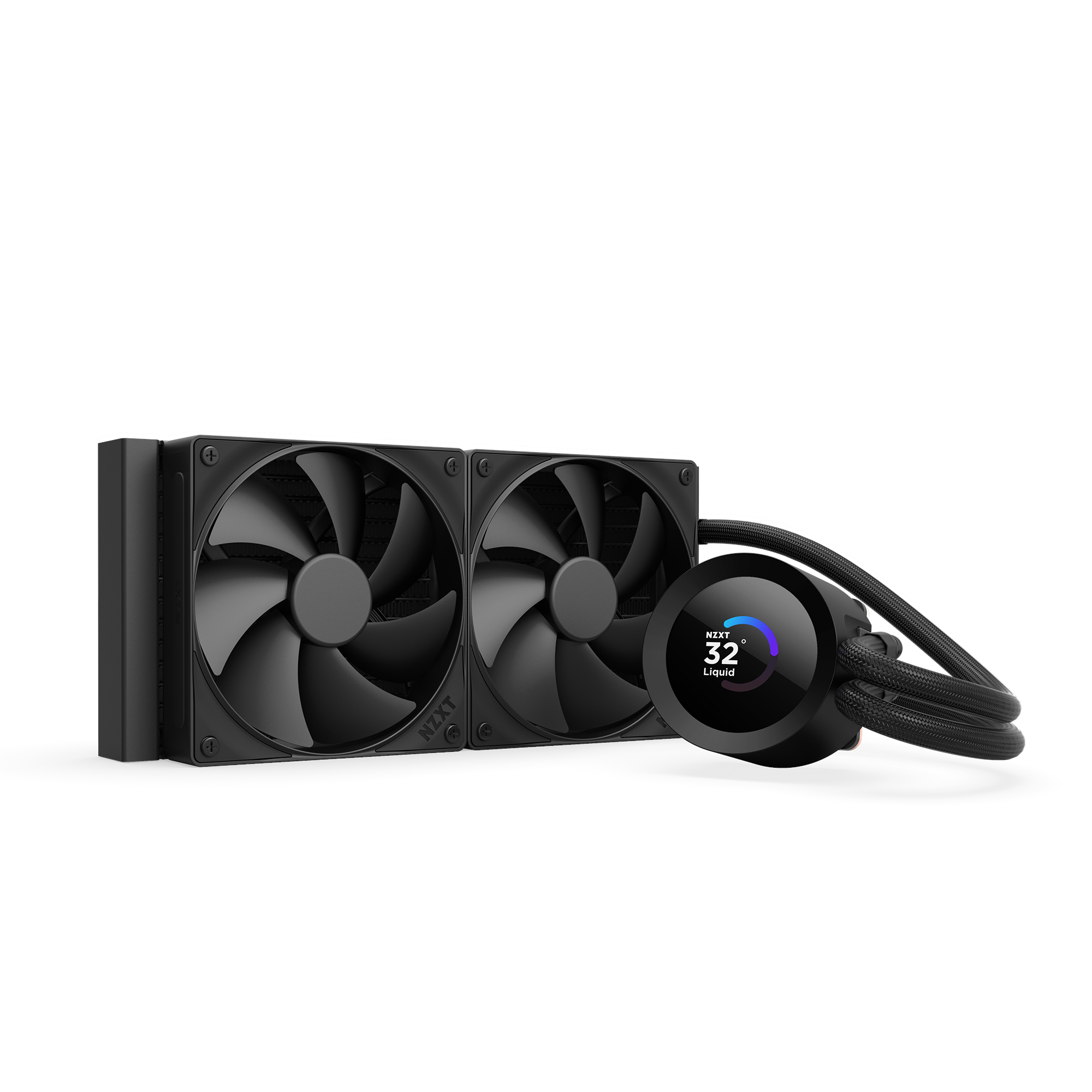 NZXT Kraken Plus 240 (Black) - CPU Vandkøling - Max 32 dBA Cpu Køler Sort RL-KN240-B2