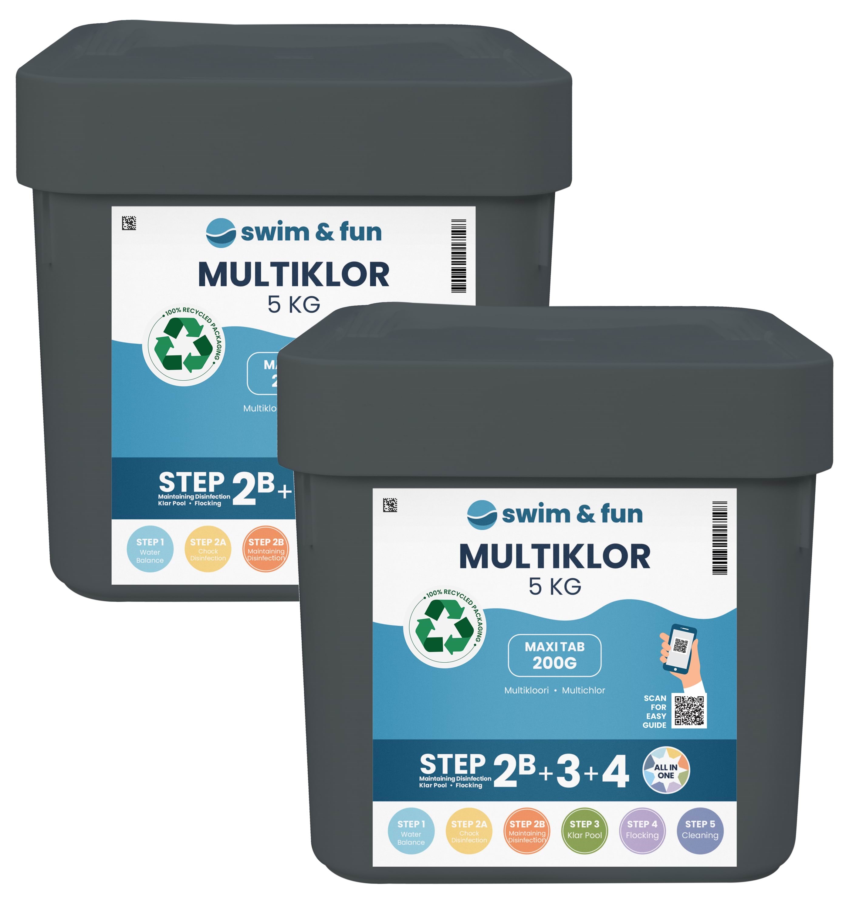 Swim & Fun MultiKlor Maxi Tab 200G 10kg Pool 1788