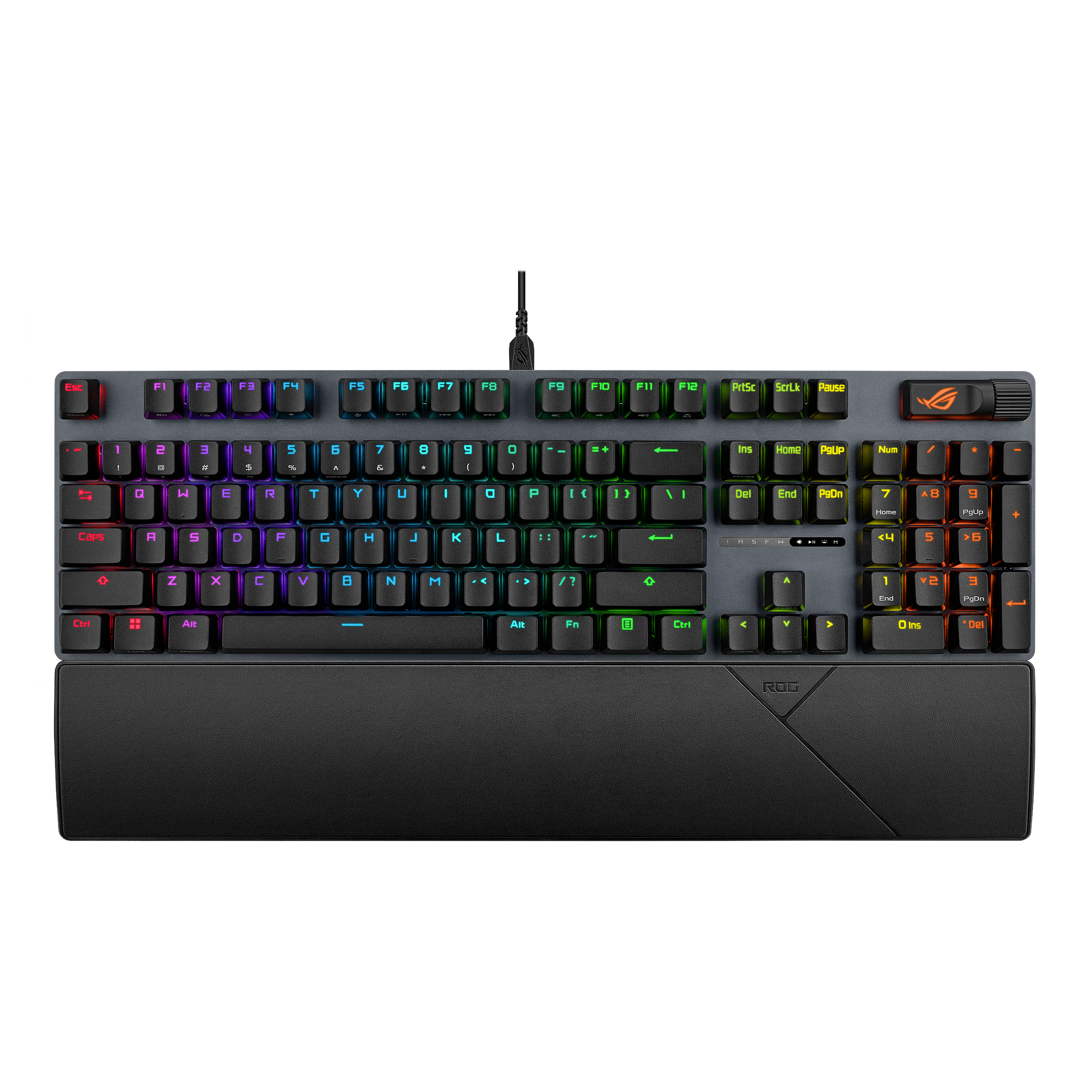 ASUS ROG Strix Scope II X Full Size - Gaming Tastatur - Nordisk - Sort Tastatur 90MP03XF-BKNA20